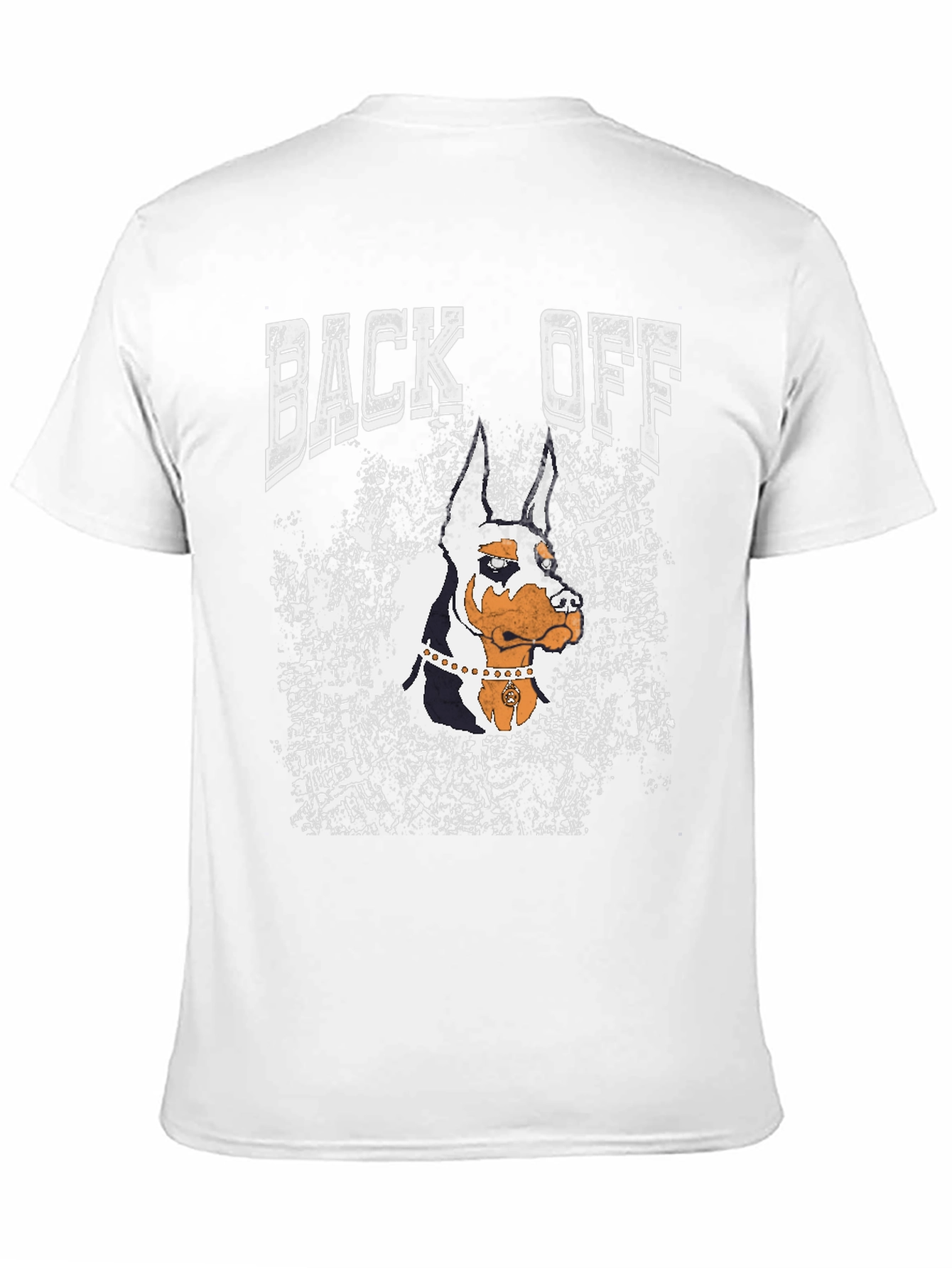 Back Off Doberman Graphic T-Shirt - Black