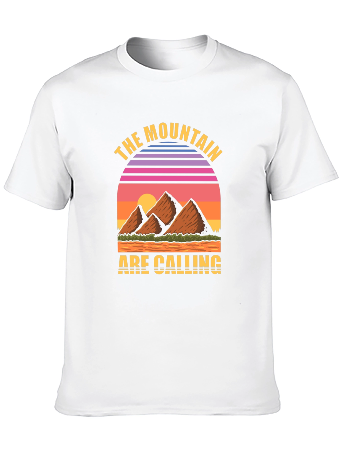 The Mountain Are Calling Black T-Shirt
