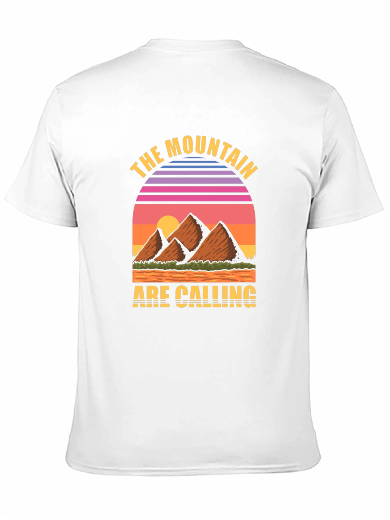 The Mountain Are Calling Black T-Shirt