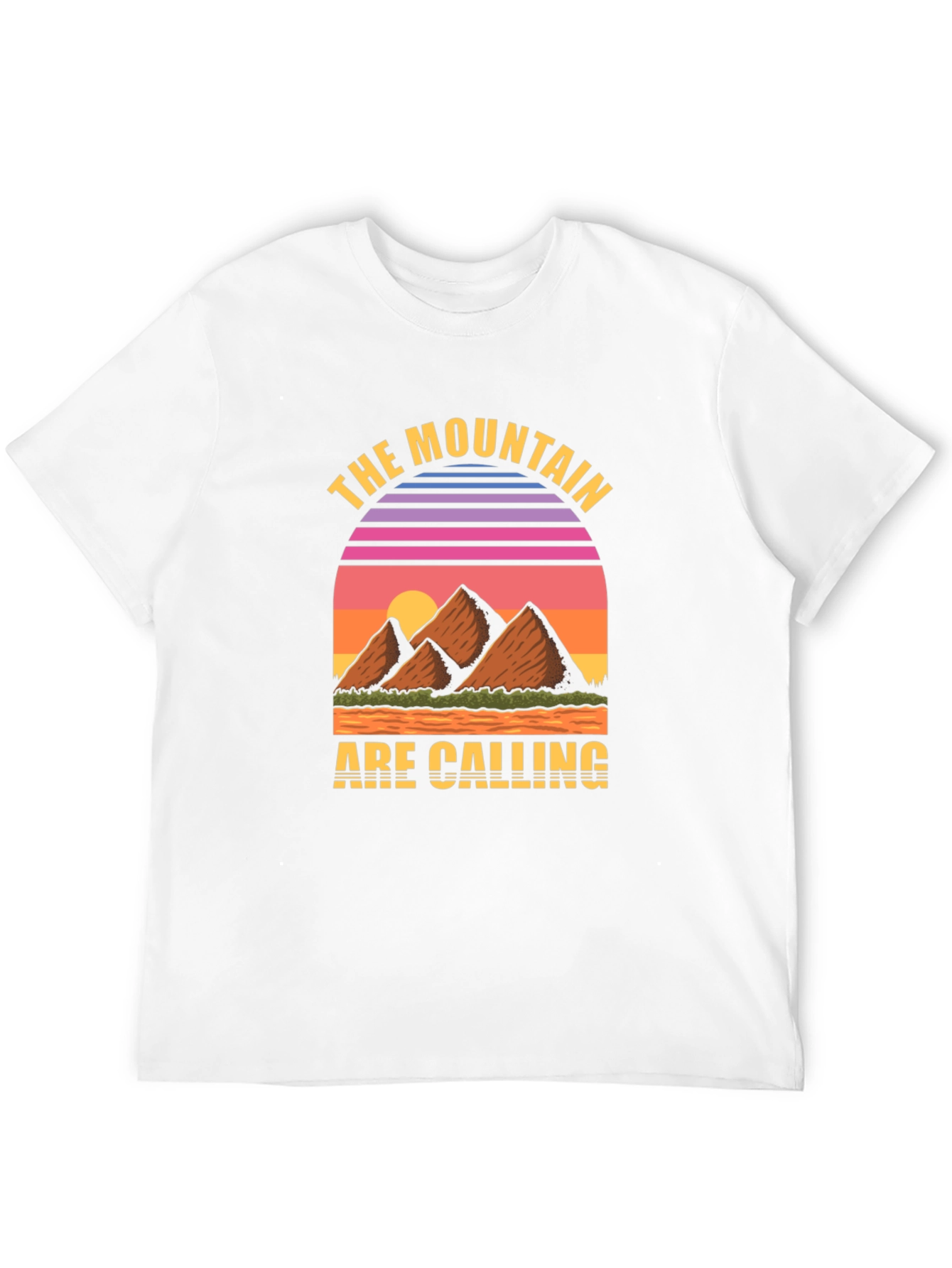 The Mountain Are Calling Black T-Shirt