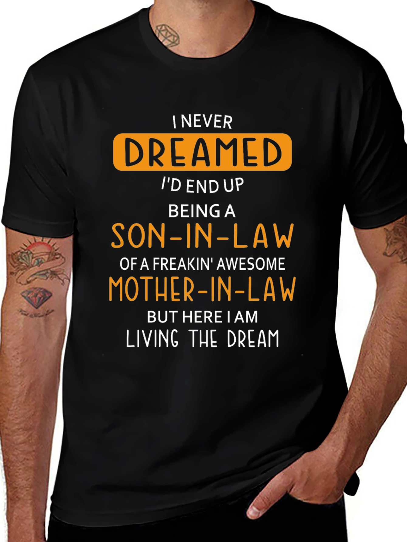 Funny Son-in-Law Freakin Awesome Mother-in-Law T-Shirt
