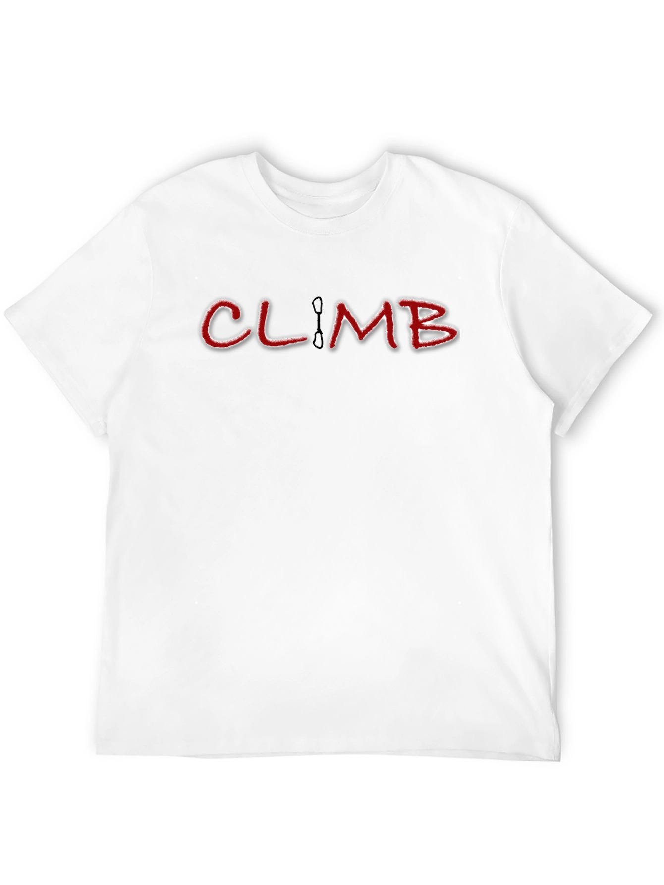 Climb Graphic Tee - Black Cotton Blend