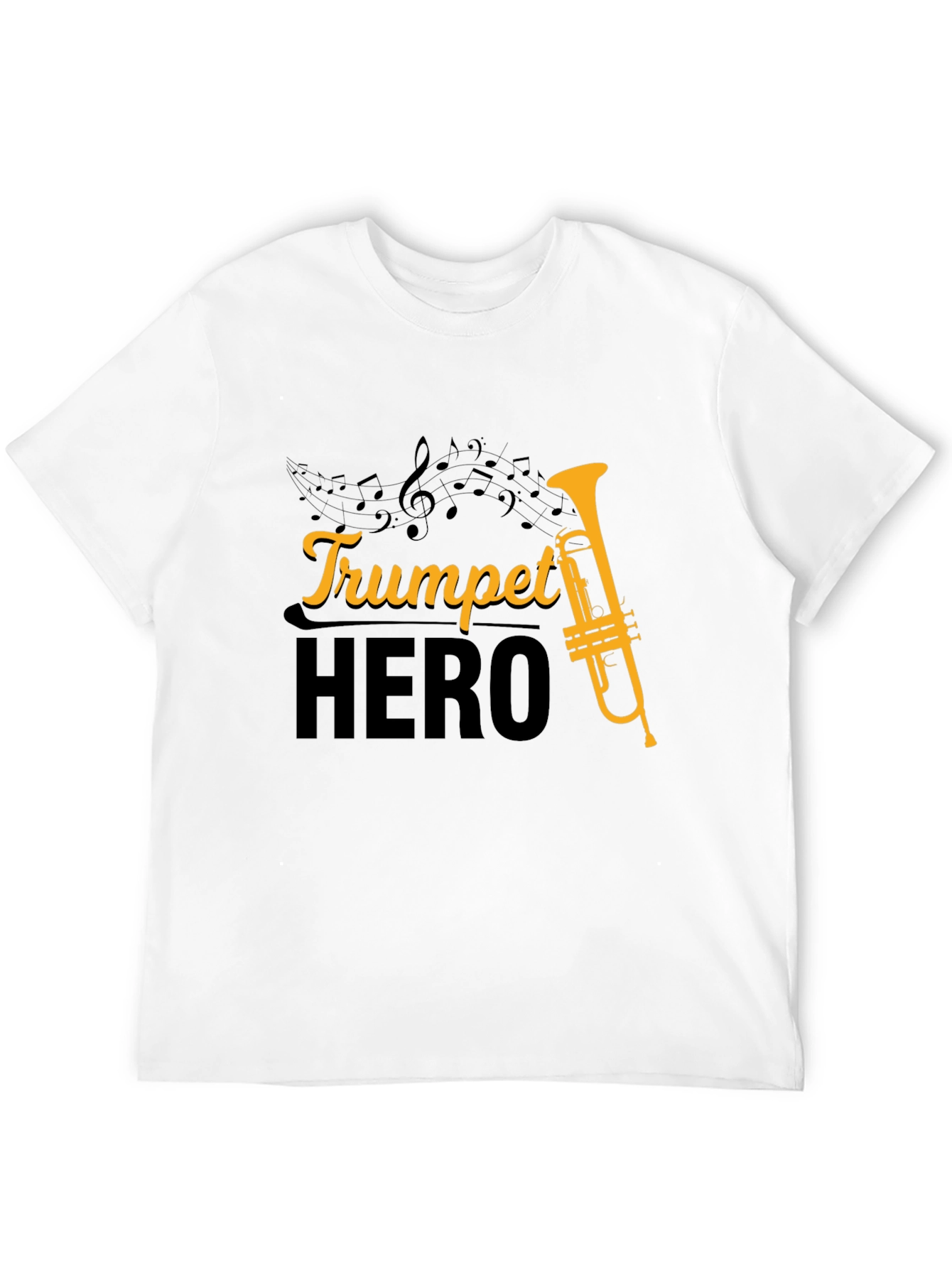 Trumpet Hero T-Shirt - Music Lover Tee