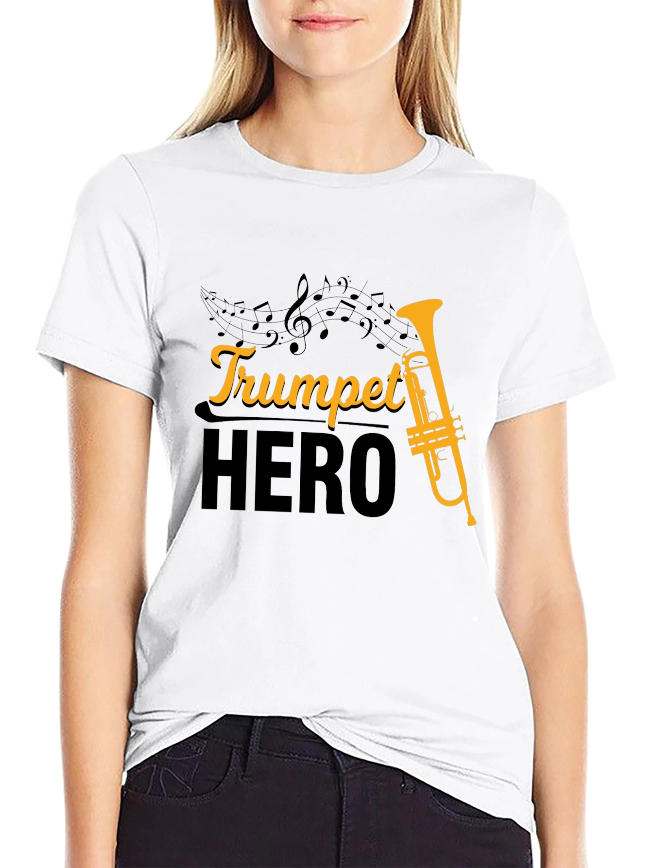 Trumpet Hero T-Shirt - Music Lover Tee