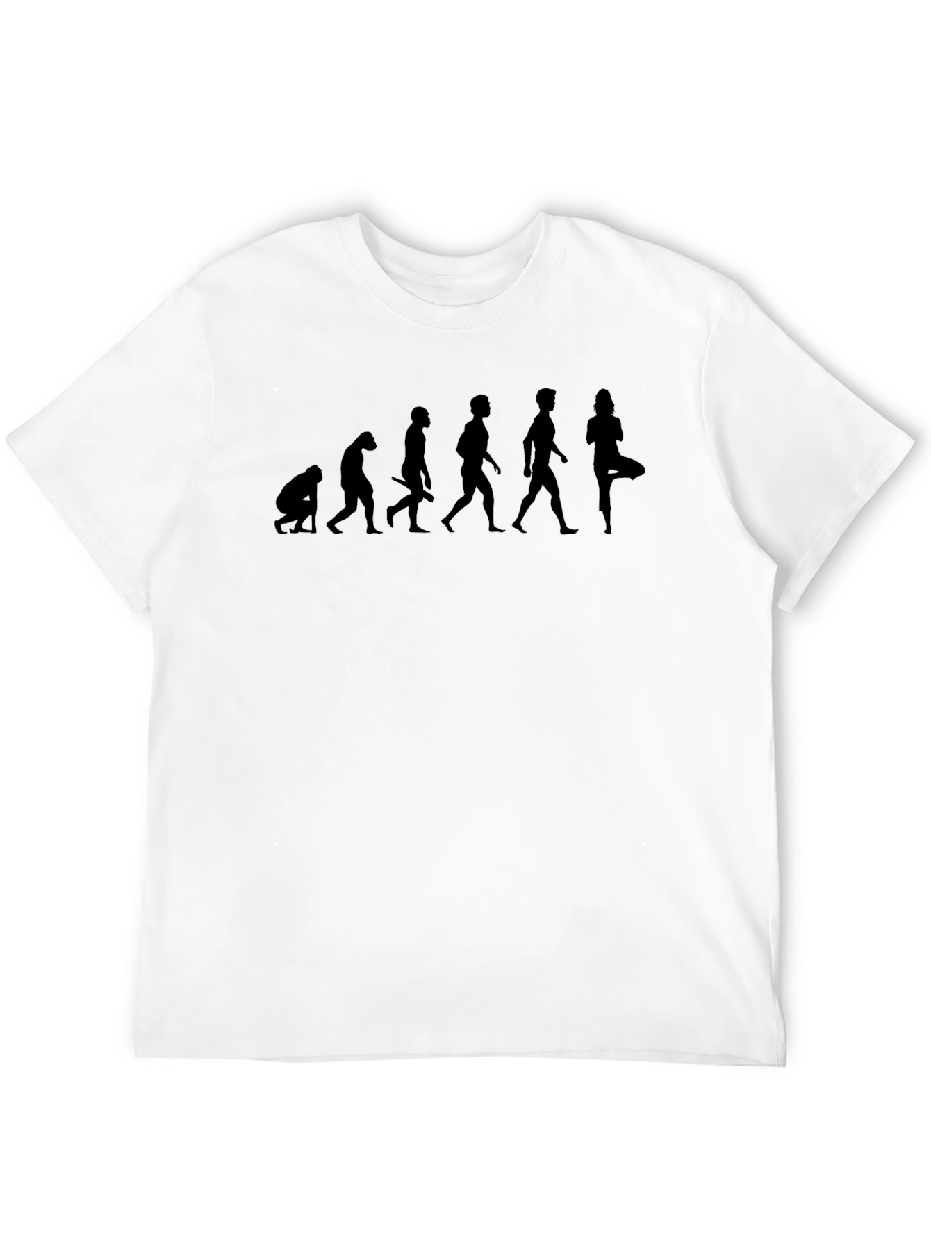 Evolution of Yoga T-Shirt: Funny Unisex Tee