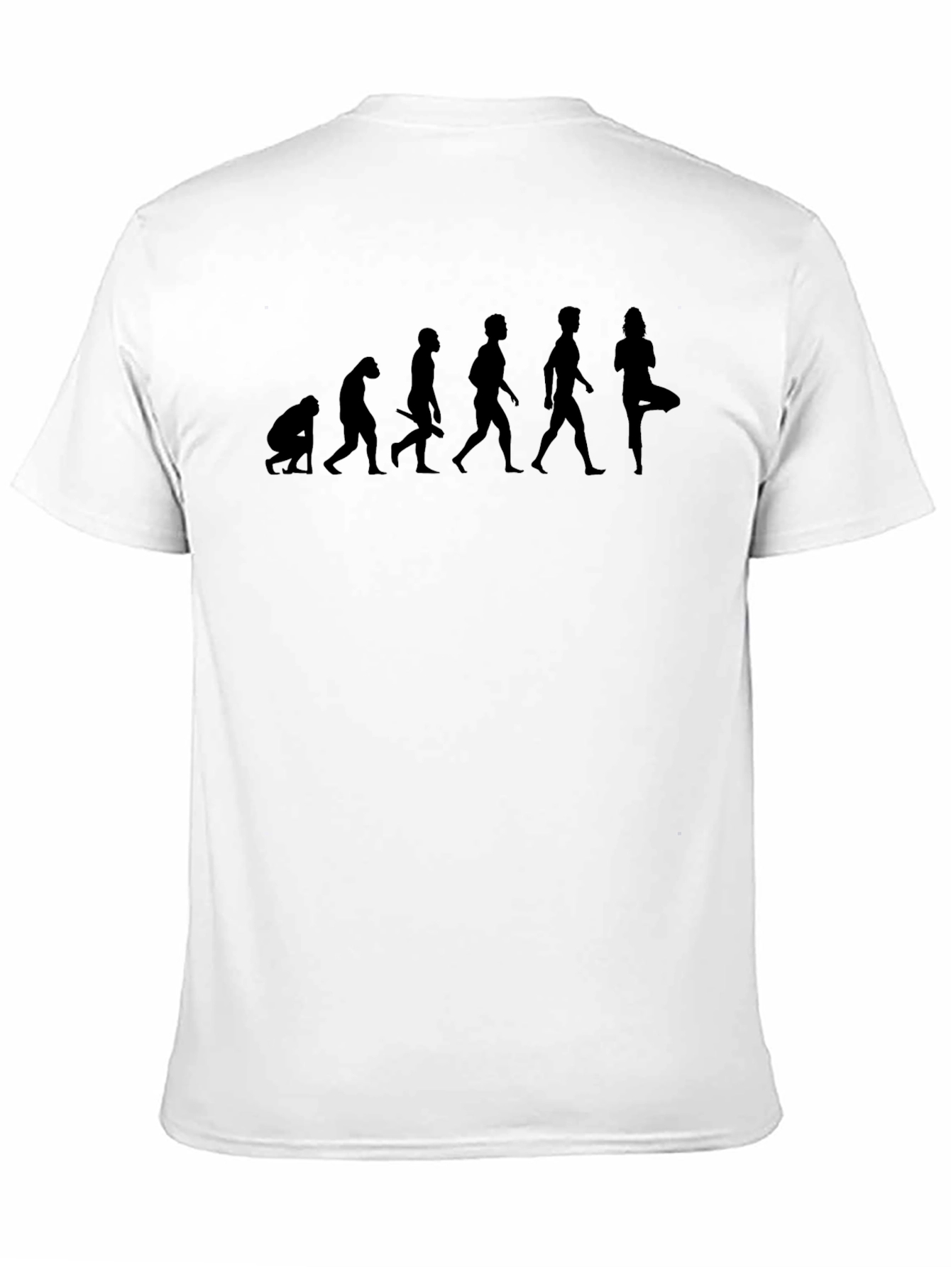 Evolution of Yoga T-Shirt: Funny Unisex Tee