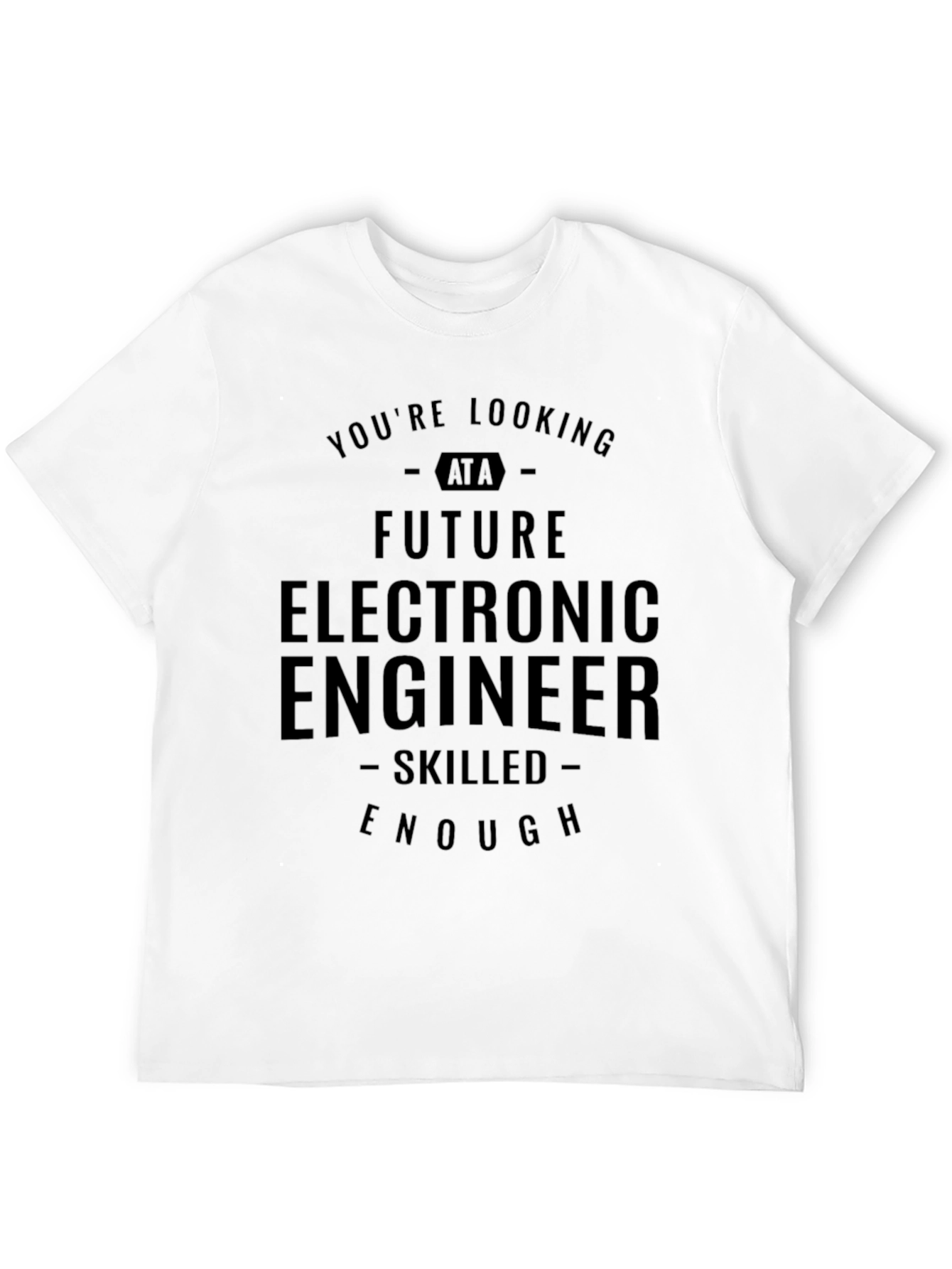 Future Electronic Engineer Black T-Shirt