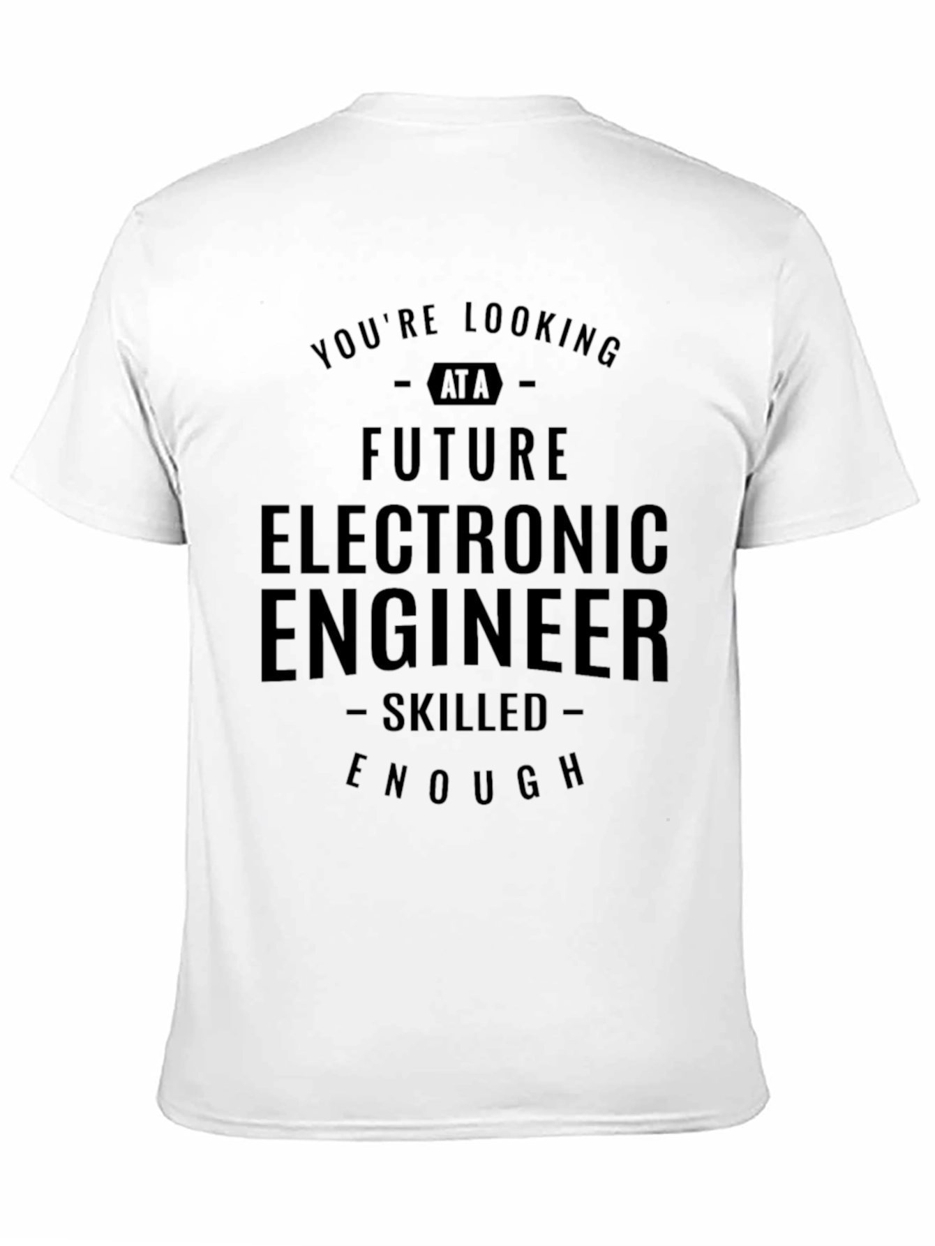 Future Electronic Engineer Black T-Shirt