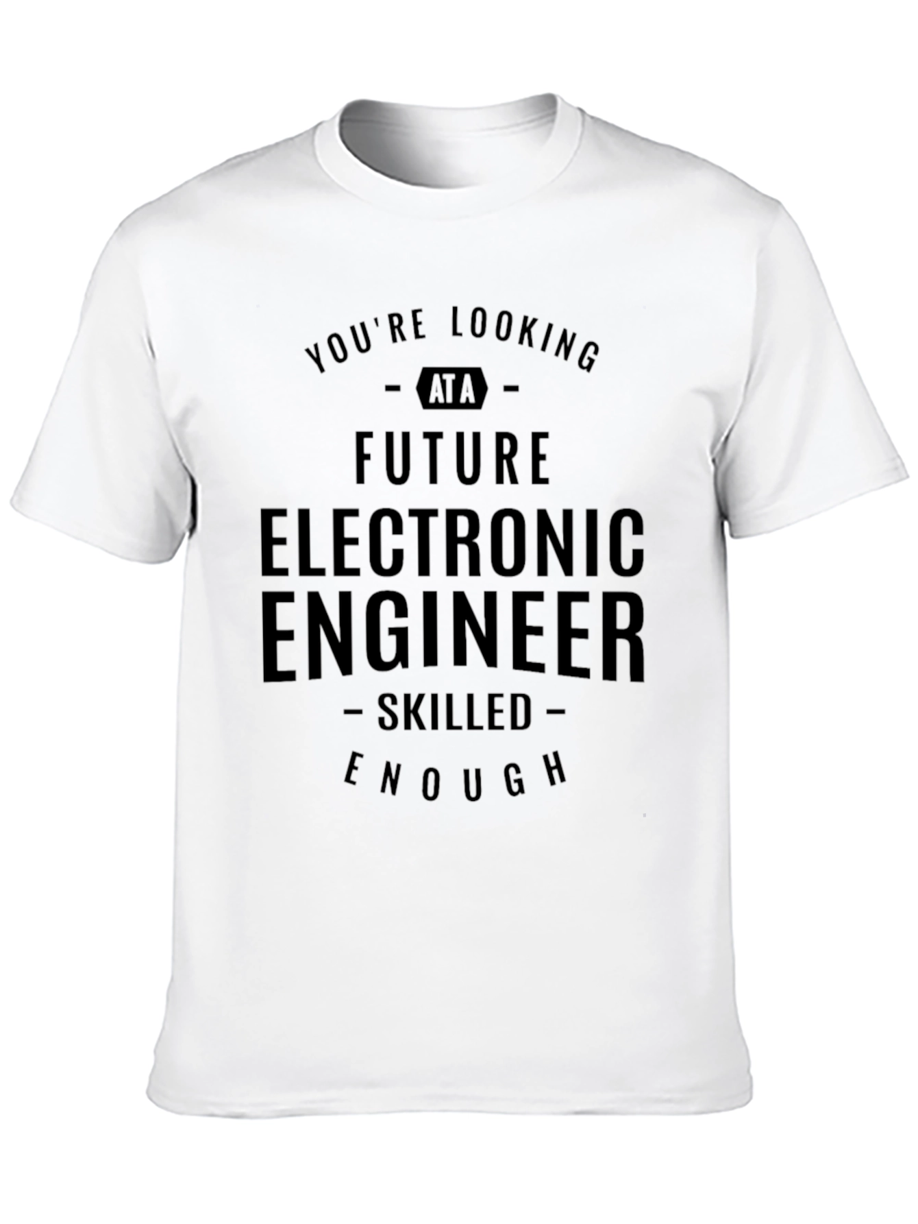 Future Electronic Engineer Black T-Shirt