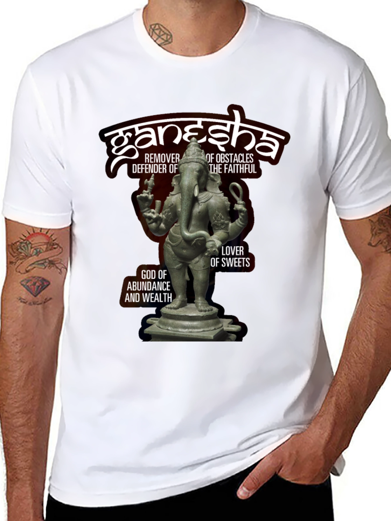 Ganesha Graphic Tee - Remover of Obstacles T-Shirt