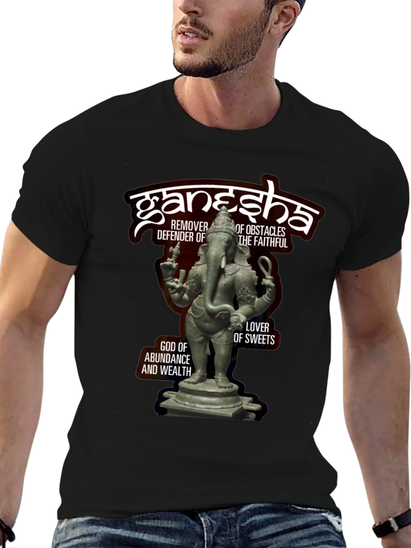 Ganesha Graphic Tee - Remover of Obstacles T-Shirt