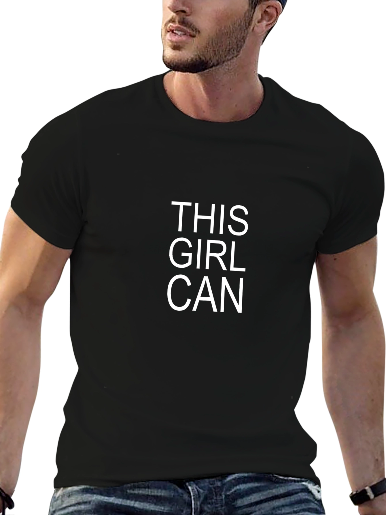 This Girl Can T-Shirt - Empowering & Stylish