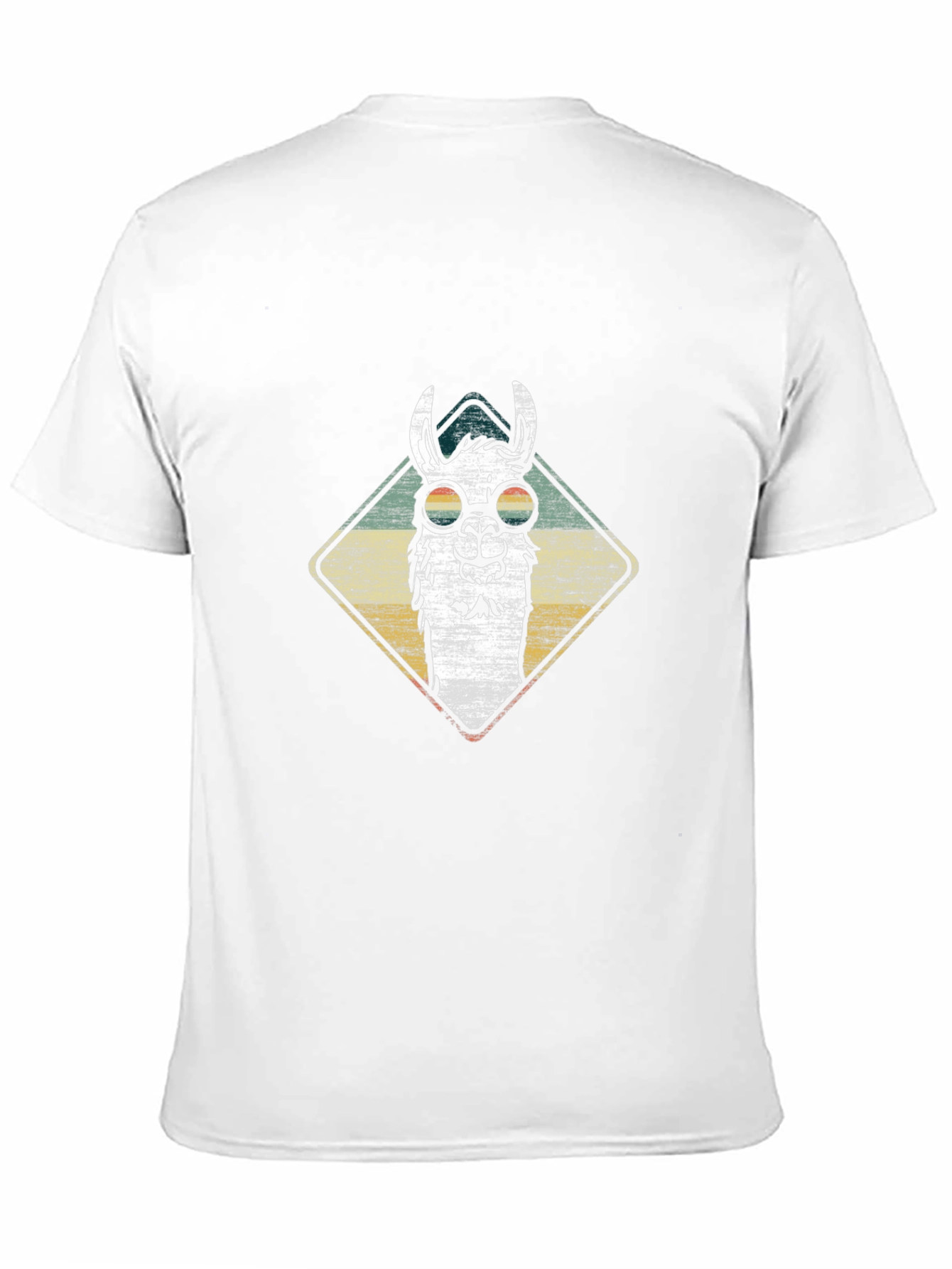 Cool Llama Graphic Tee - Stylish Mens Black T-Shirt