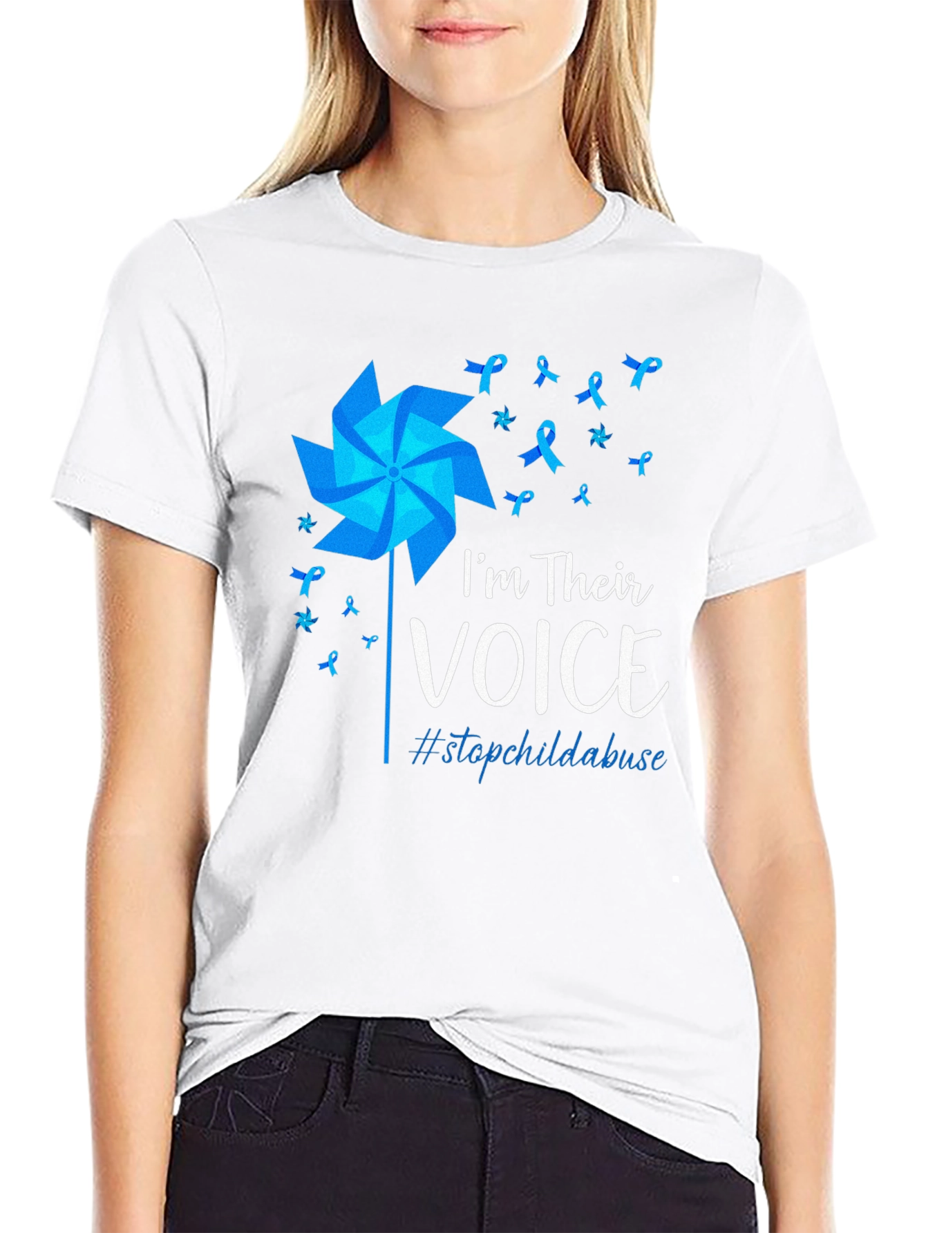 Im Their Voice T-Shirt - Stop Child Abuse