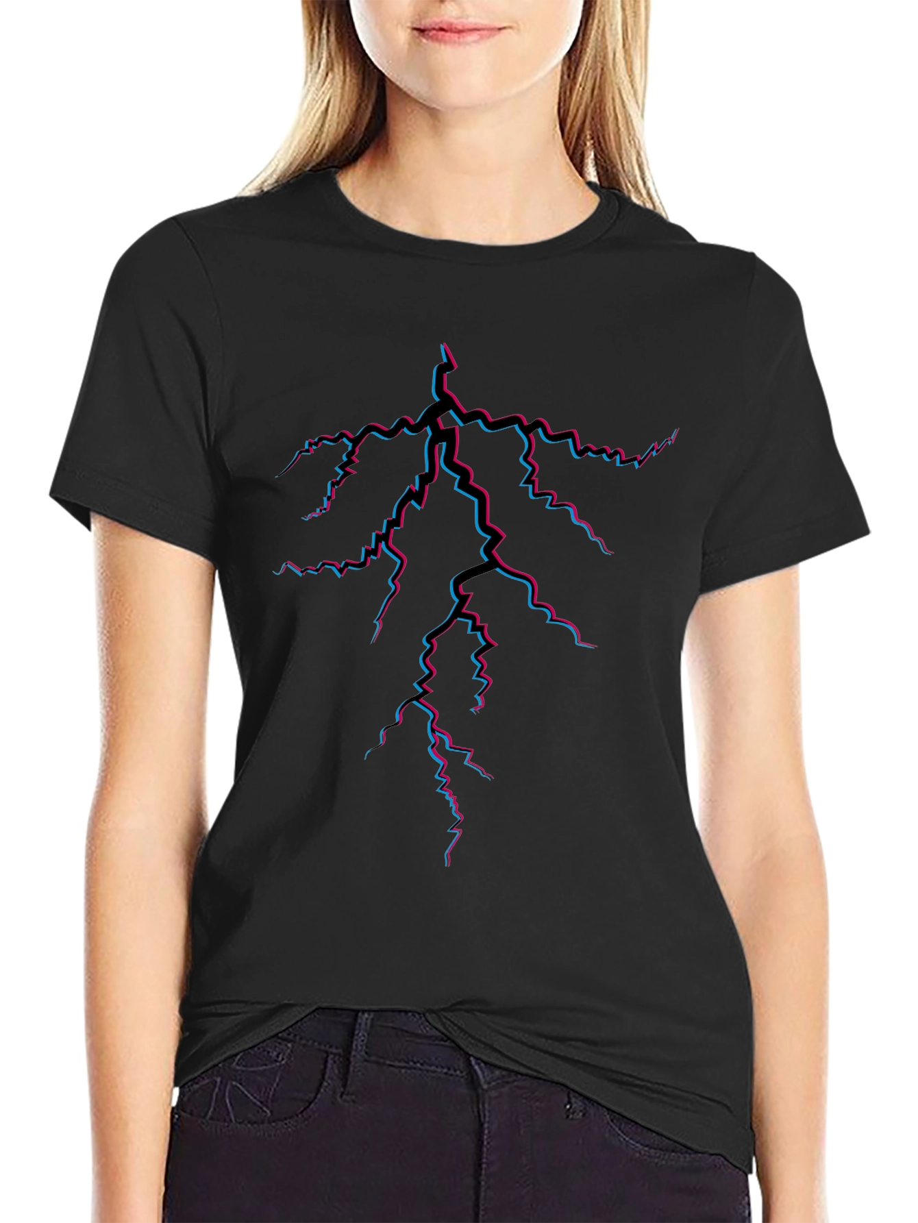 Electric Black Graphic Tee