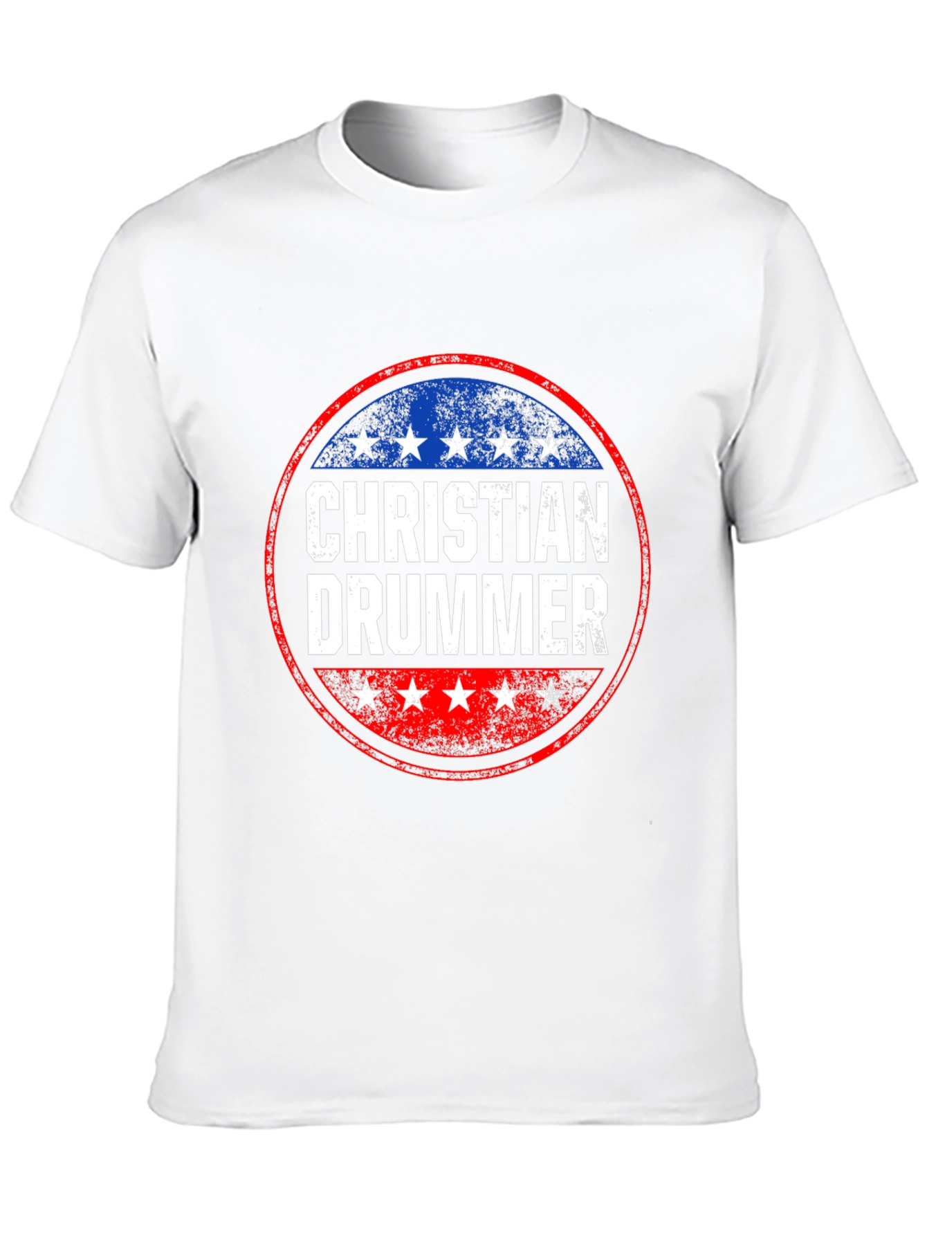 Christian Drummer Graphic T-Shirt