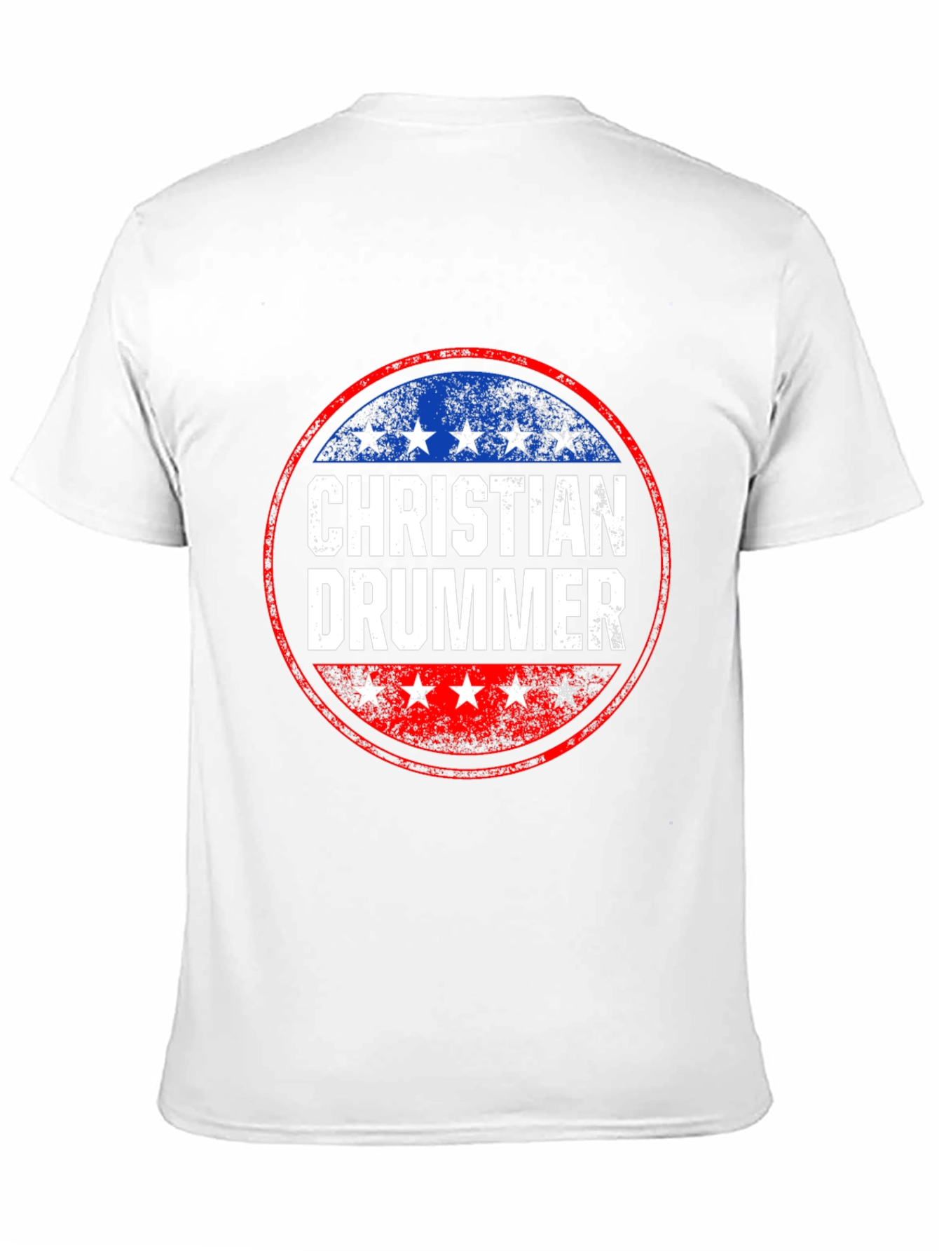 Christian Drummer Graphic T-Shirt