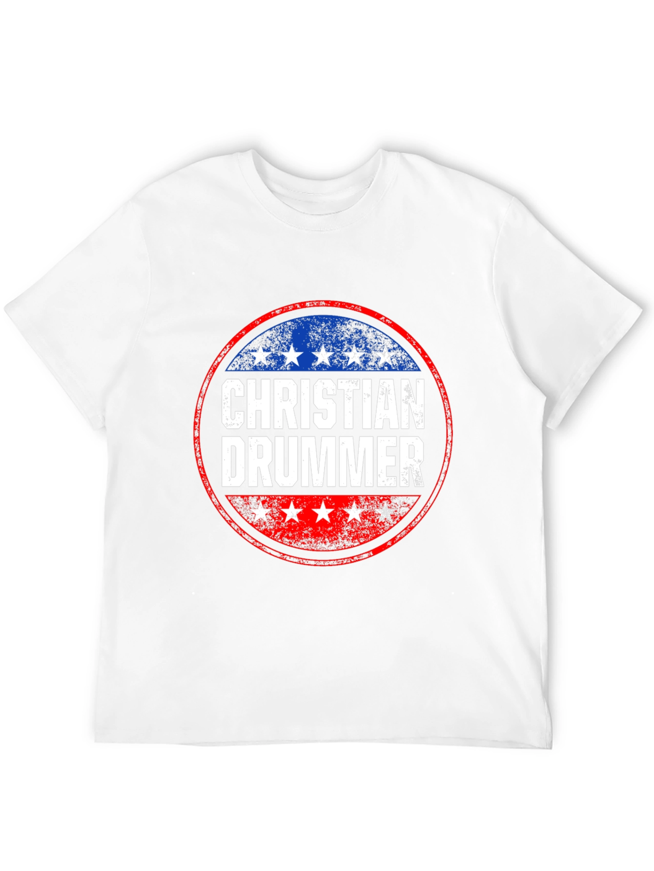 Christian Drummer Graphic T-Shirt