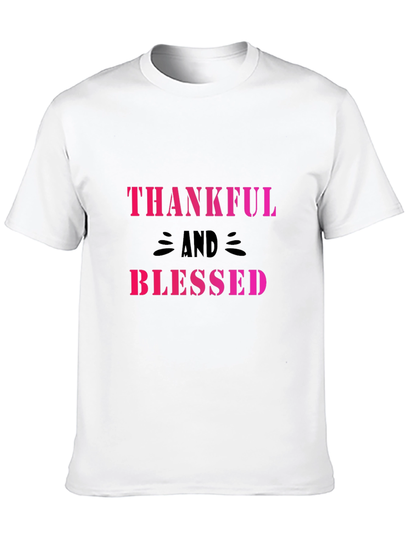 Thankful and Blessed Graphic T-Shirt