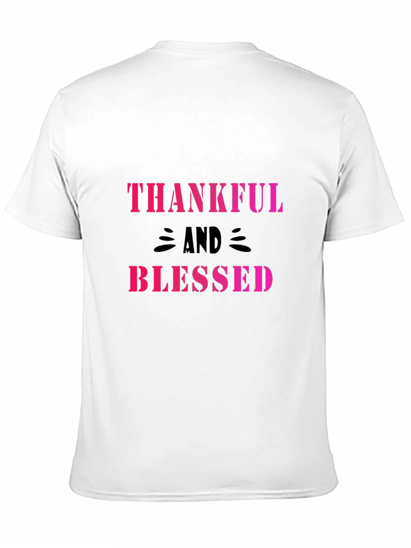 Thankful and Blessed Graphic T-Shirt