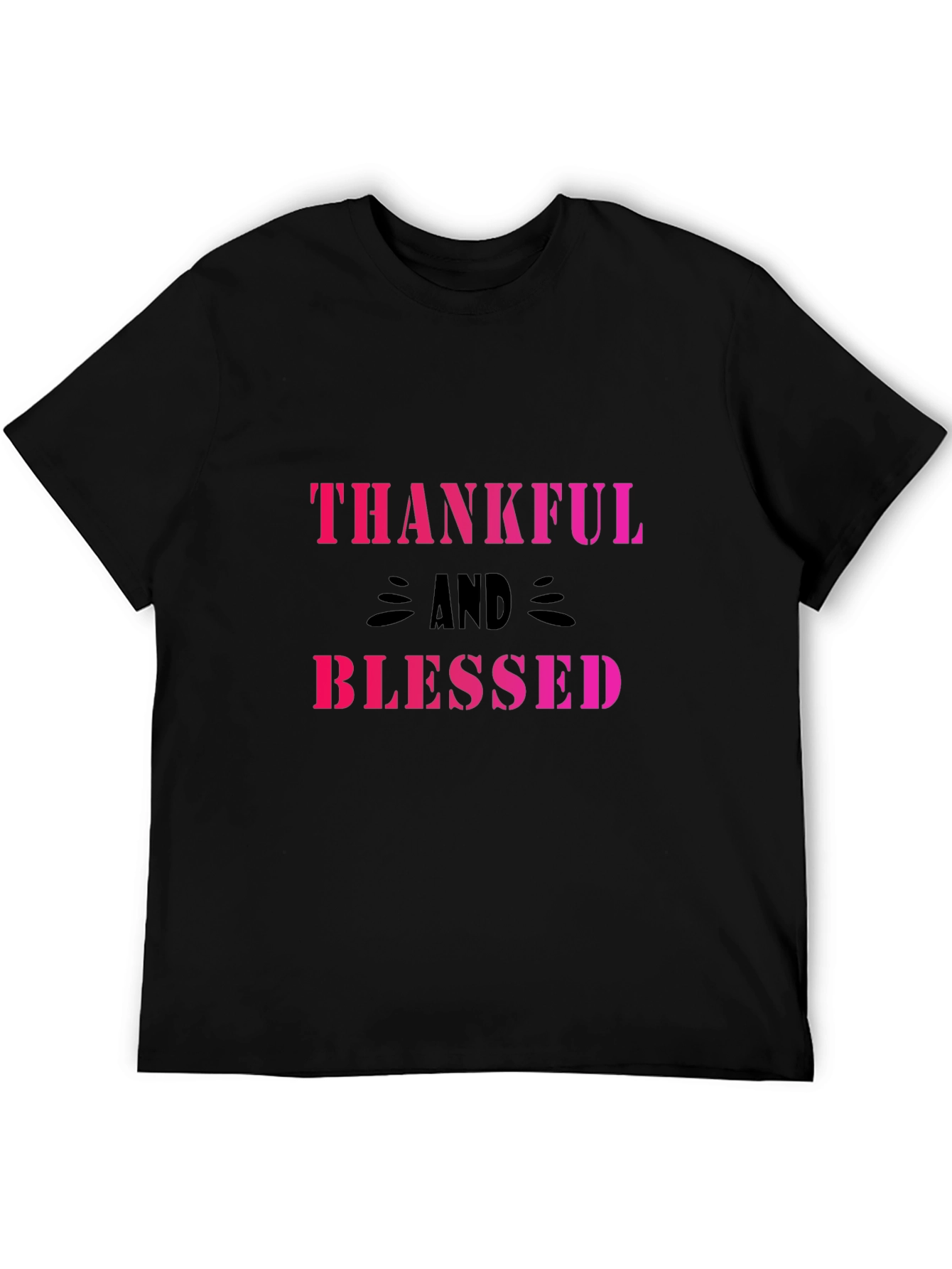 Thankful and Blessed Graphic T-Shirt