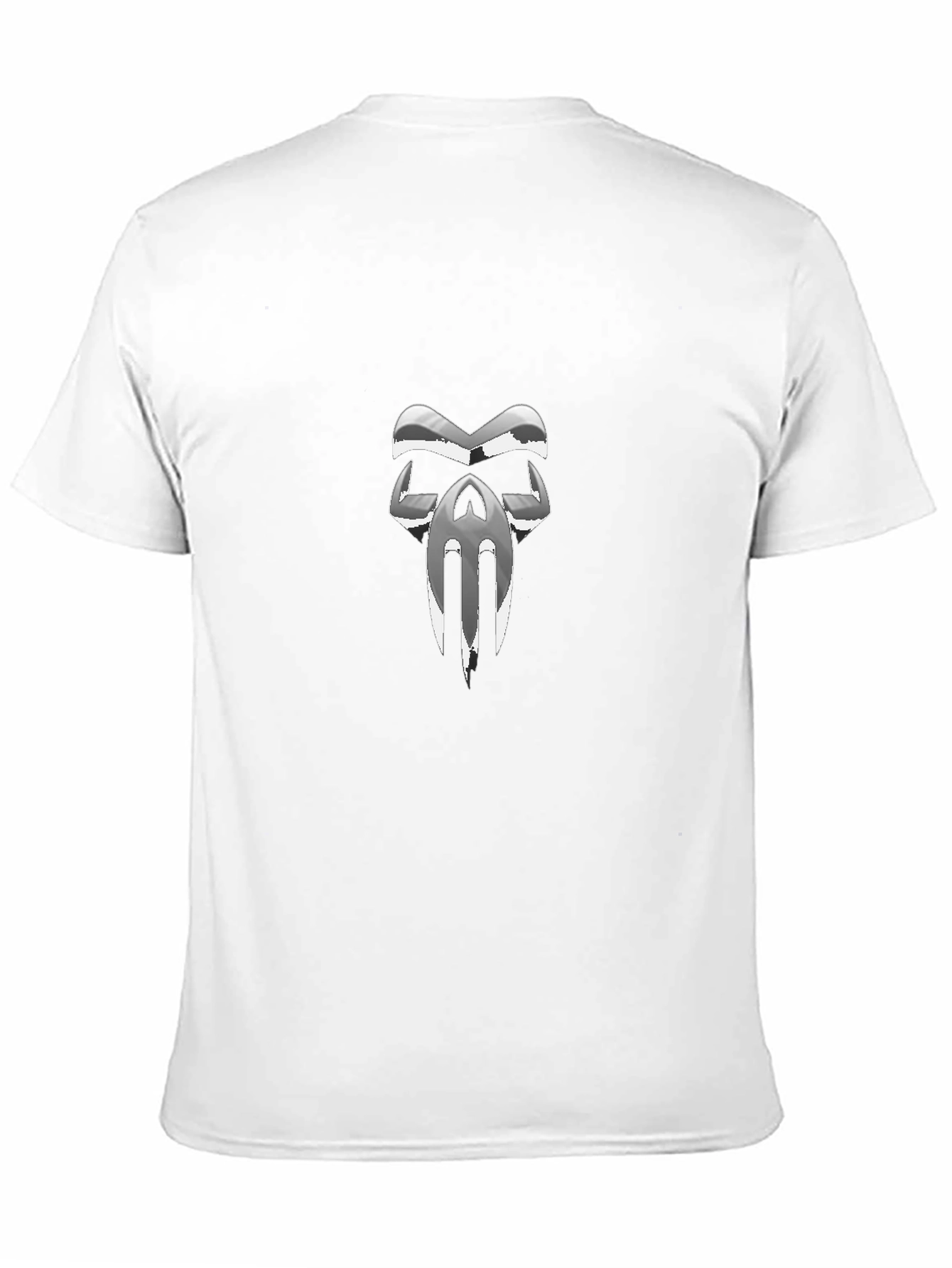 Chrome Skull Graphic Black T-Shirt