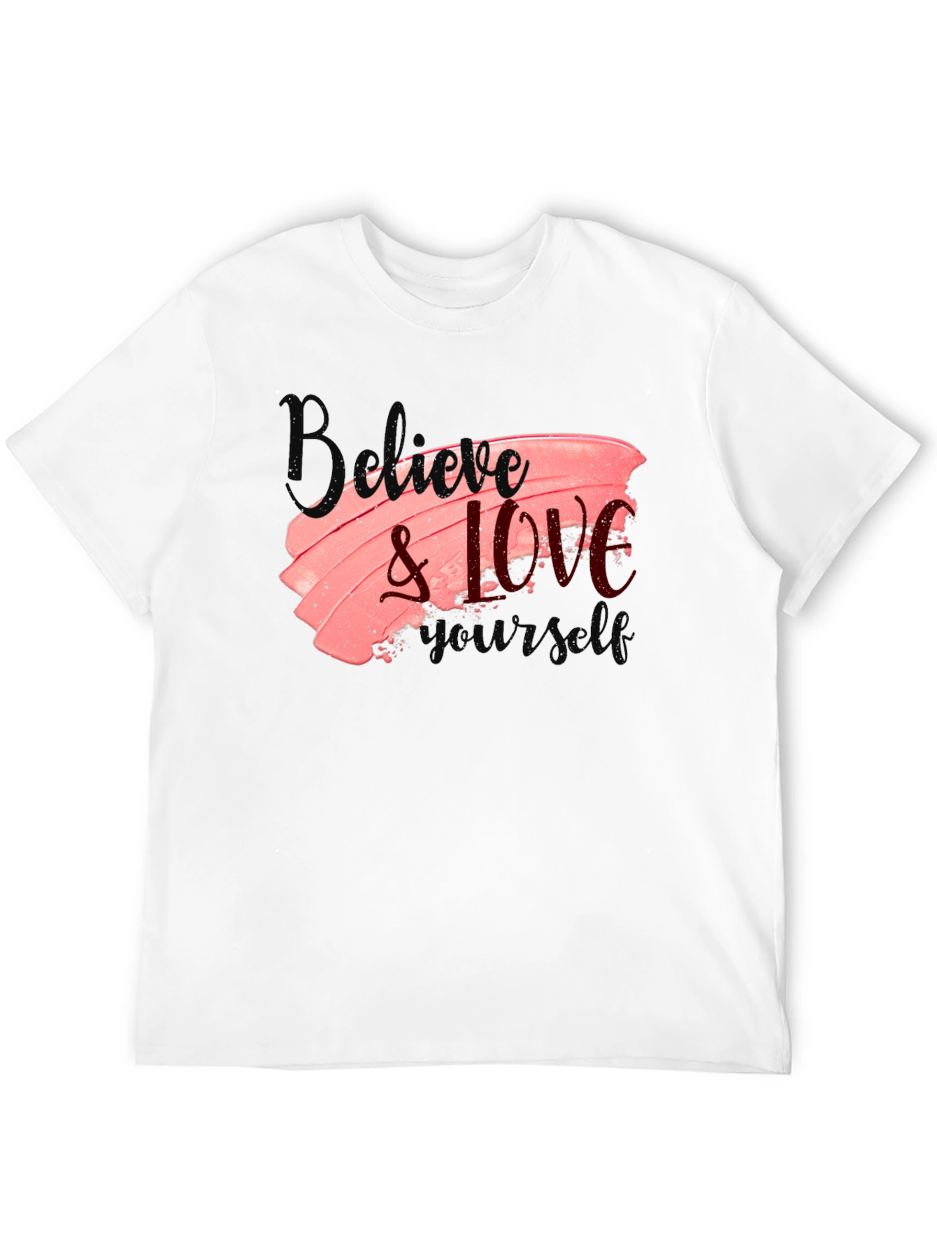 Believe & Love Yourself Black Tee