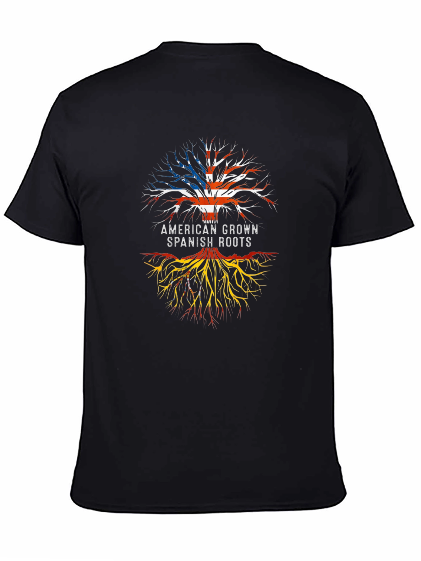 American Grown Spanish Roots Tree T-Shirt
