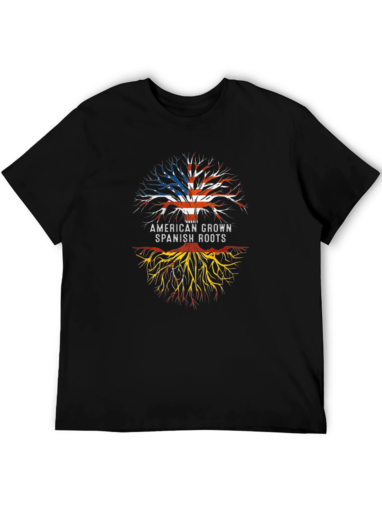 American Grown Spanish Roots Tree T-Shirt