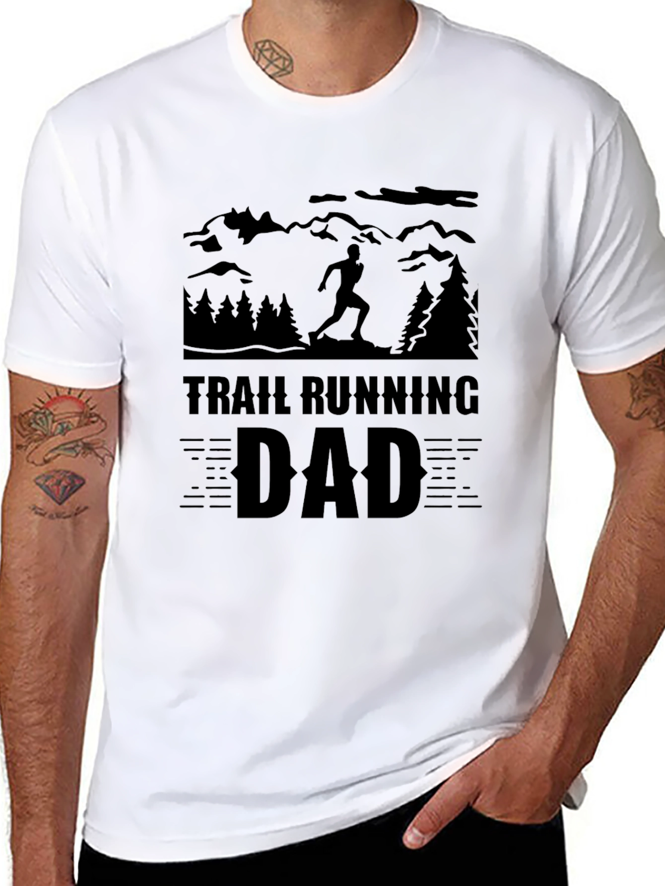 Trail Running Dad T-Shirt - Outdoors Adventure Tee