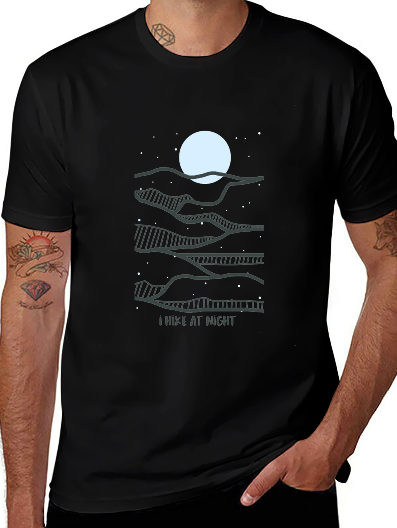 Night Hike Graphic Tee - Adventure Ready!