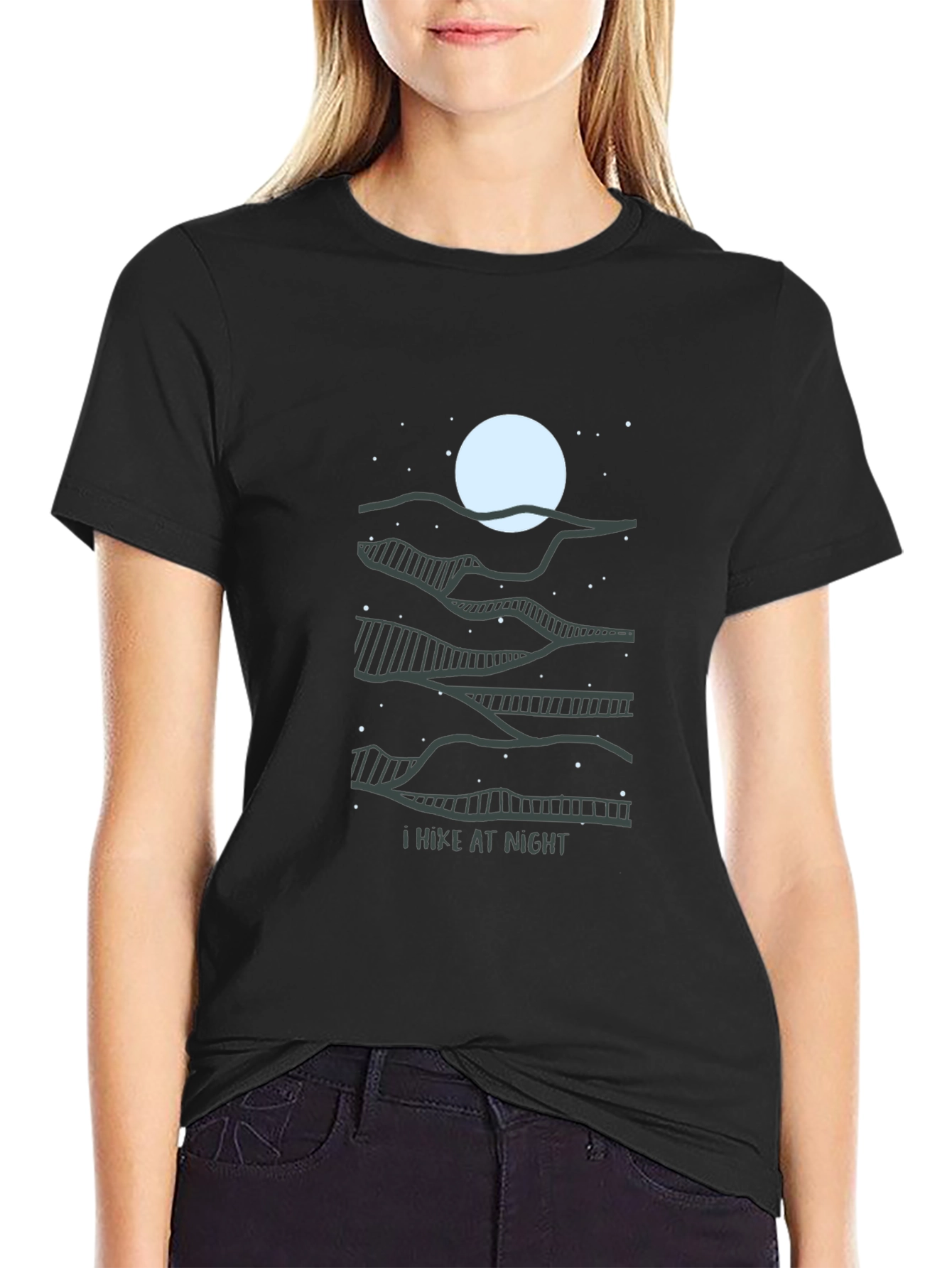 Night Hike Graphic Tee - Adventure Ready!