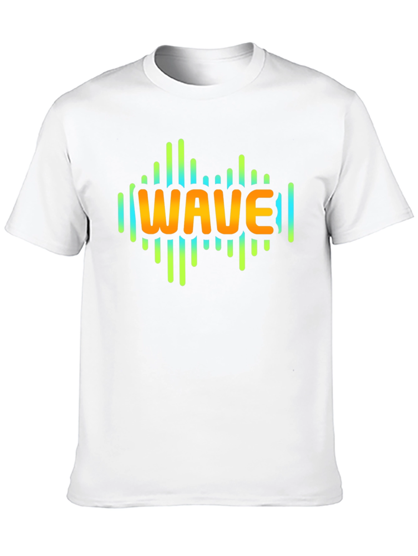 Wave Graphic Black T-Shirt - Trendy Design
