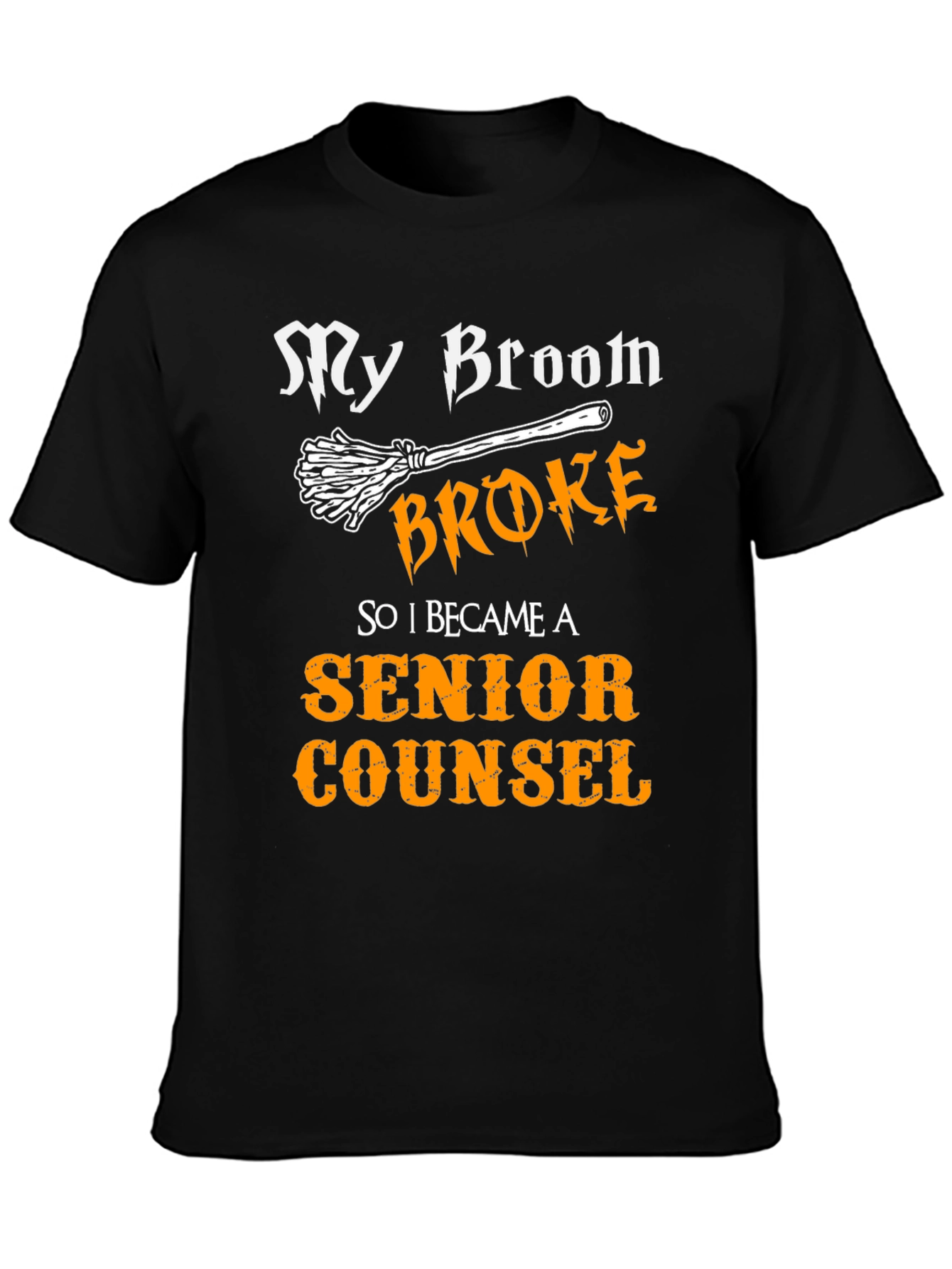 Senior Counsel T-Shirt - Funny Lawyer Halloween Tee