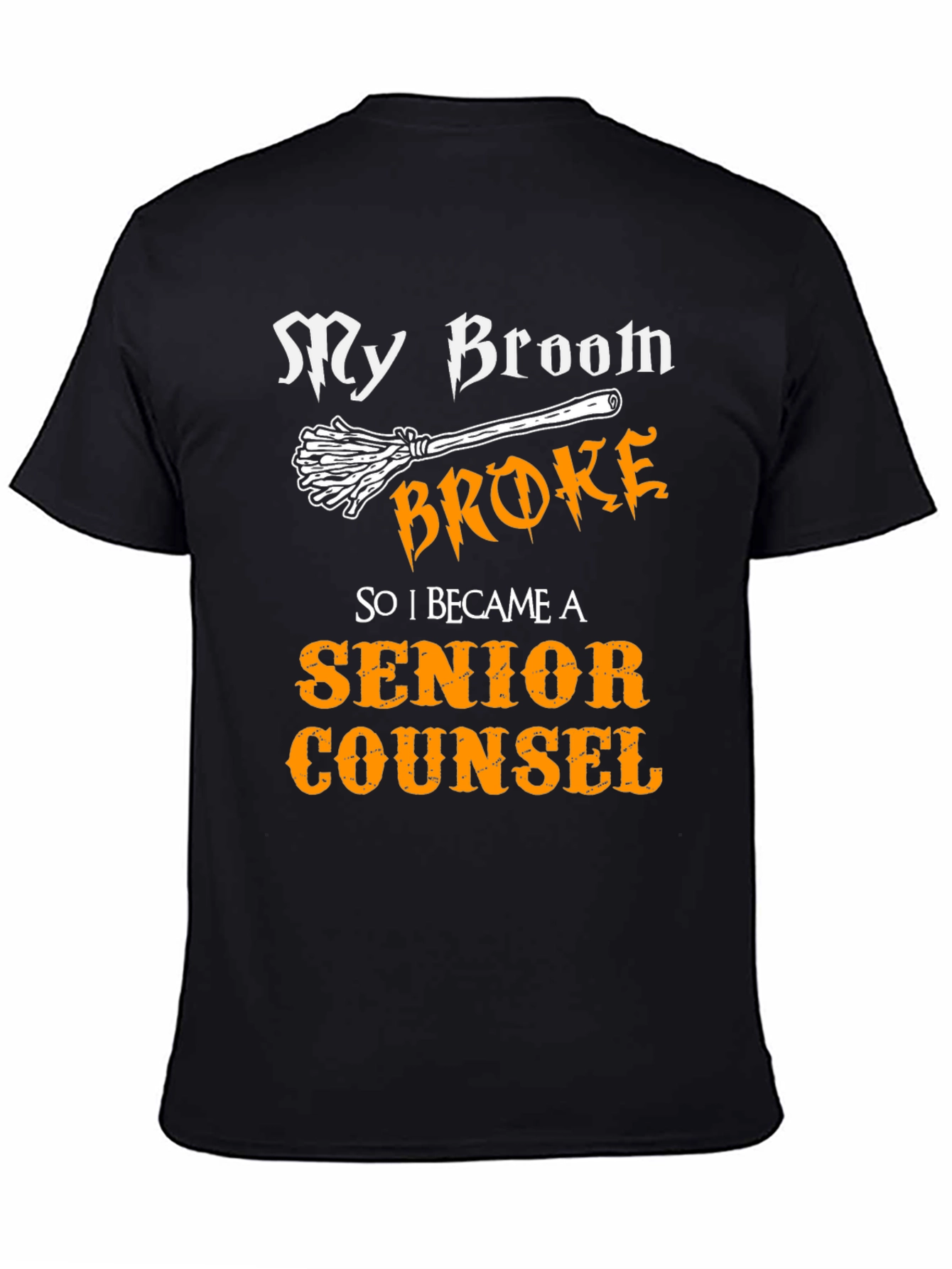 Senior Counsel T-Shirt - Funny Lawyer Halloween Tee