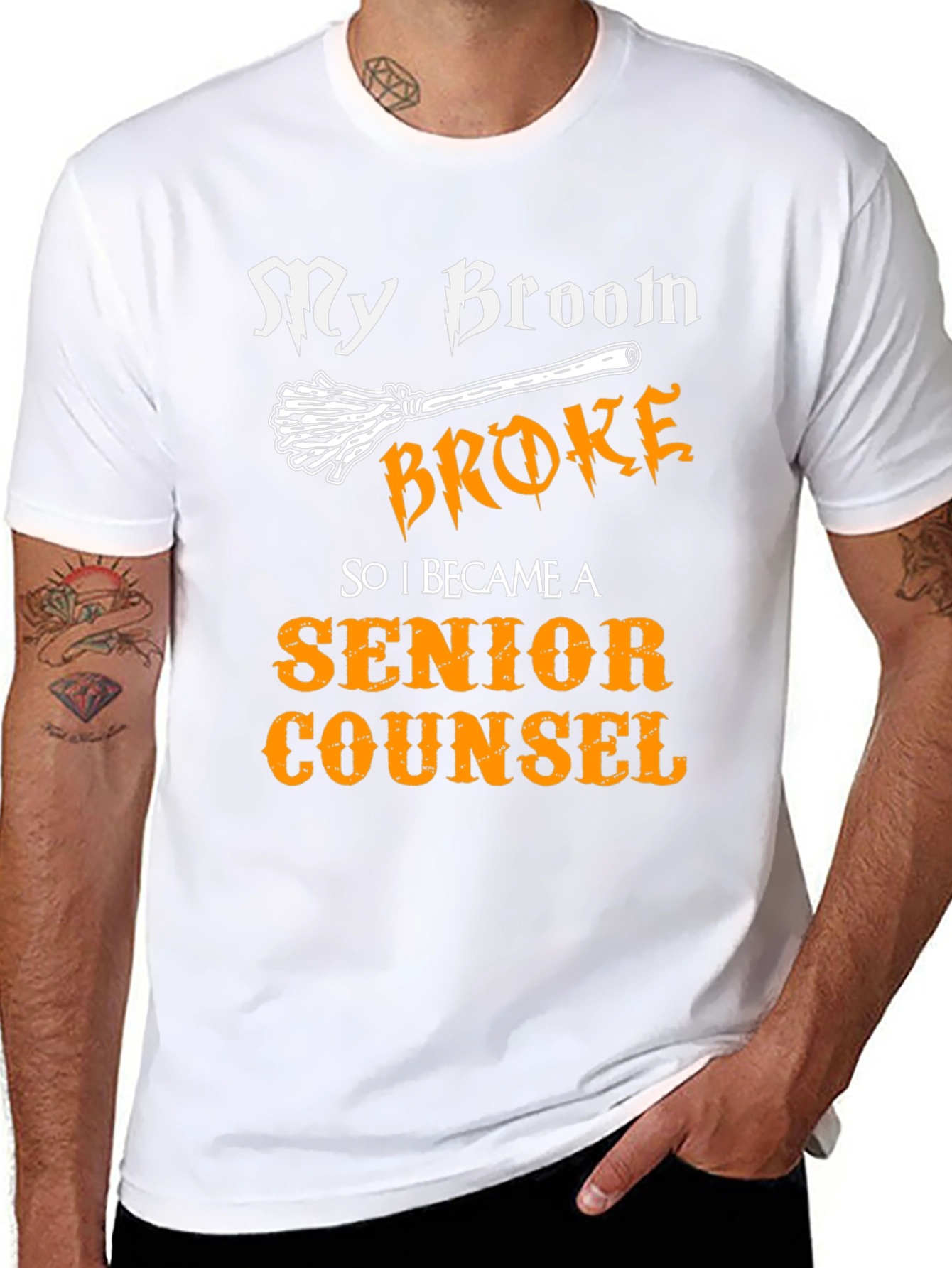 Senior Counsel T-Shirt - Funny Lawyer Halloween Tee