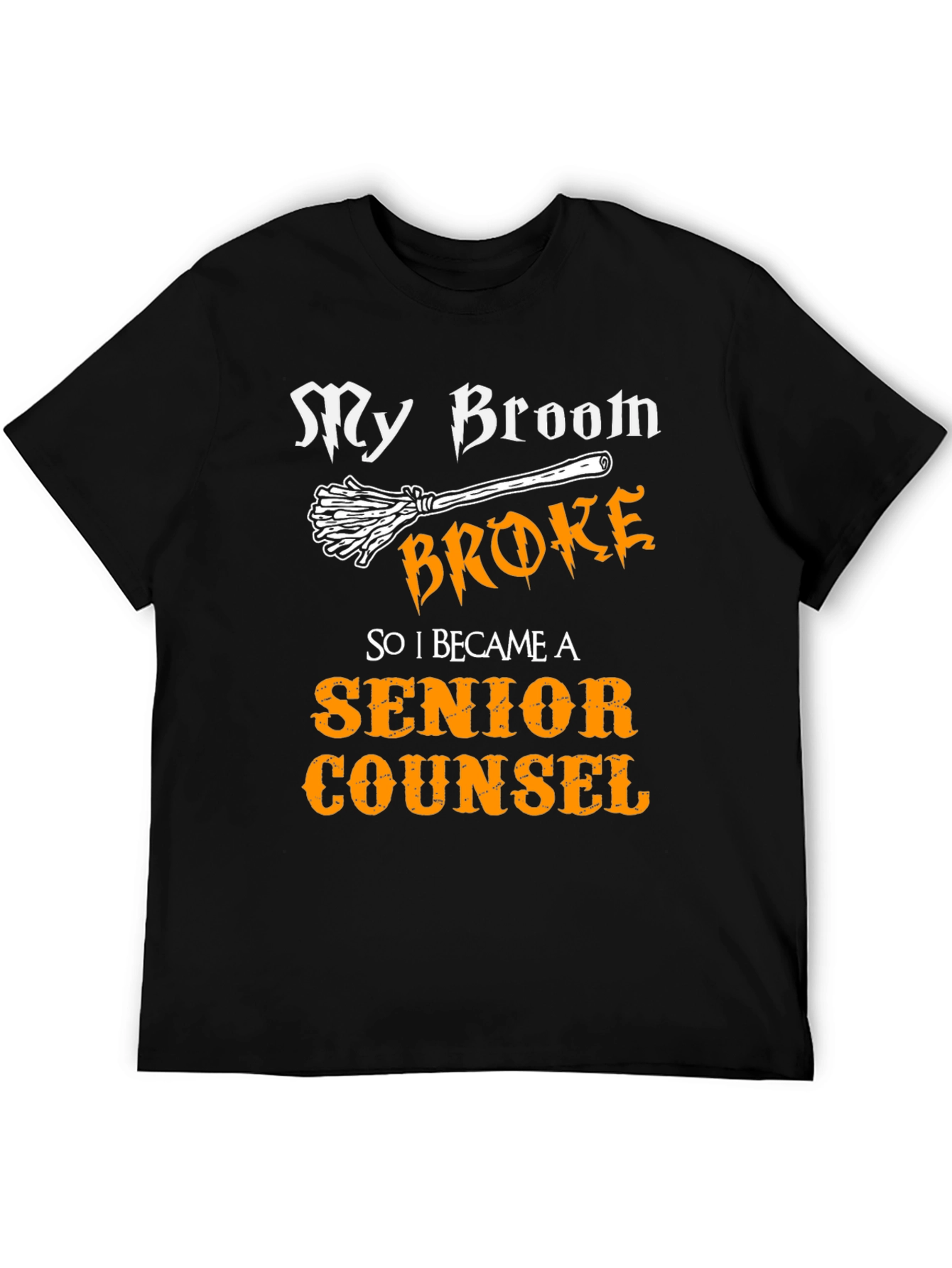 Senior Counsel T-Shirt - Funny Lawyer Halloween Tee