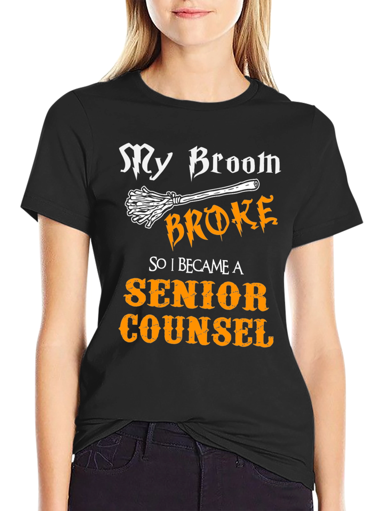 Senior Counsel T-Shirt - Funny Lawyer Halloween Tee