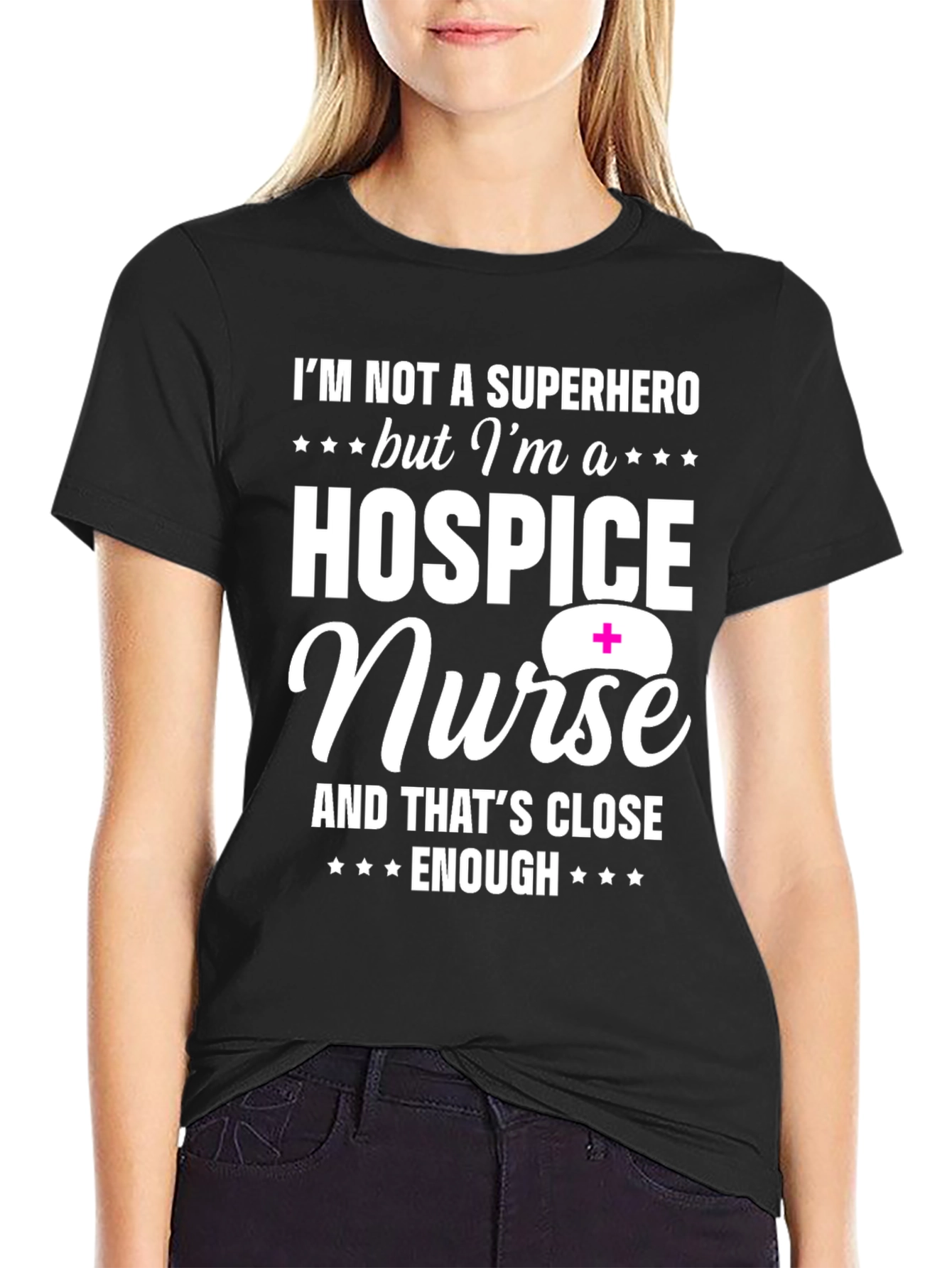 Hospice Nurse Superhero T-Shirt