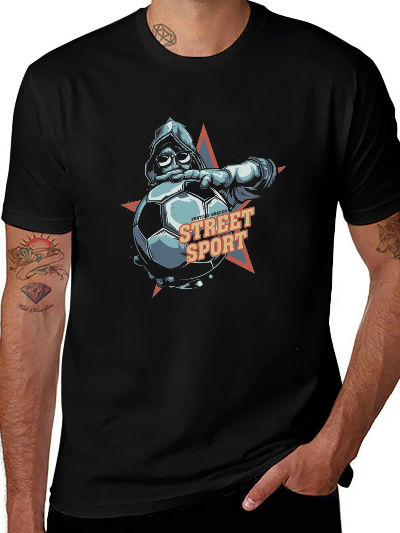 Street Sport T-Shirt: Fantasy Soccer Design