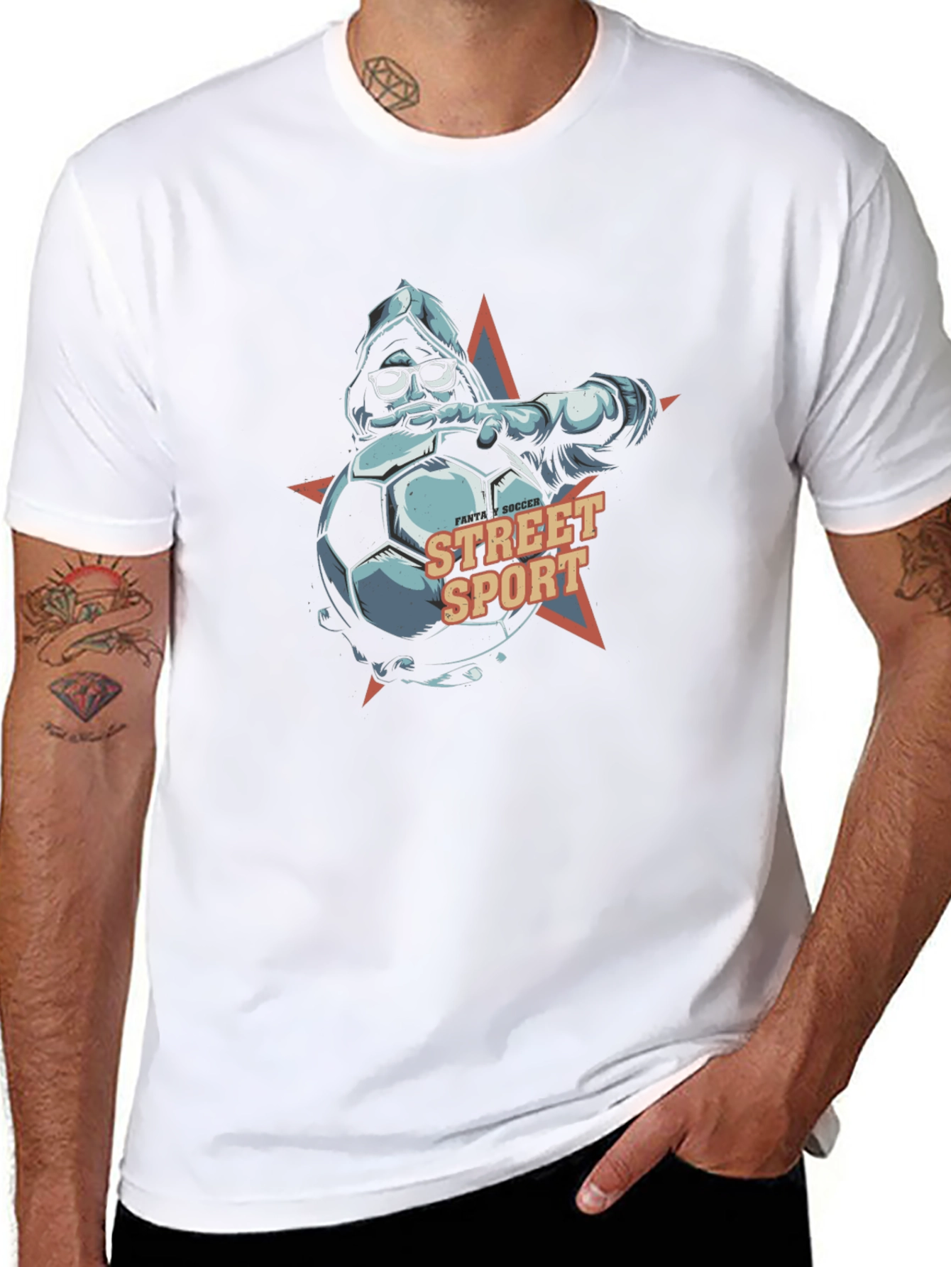 Street Sport T-Shirt: Fantasy Soccer Design