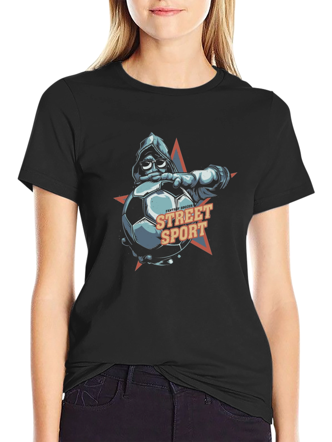 Street Sport T-Shirt: Fantasy Soccer Design