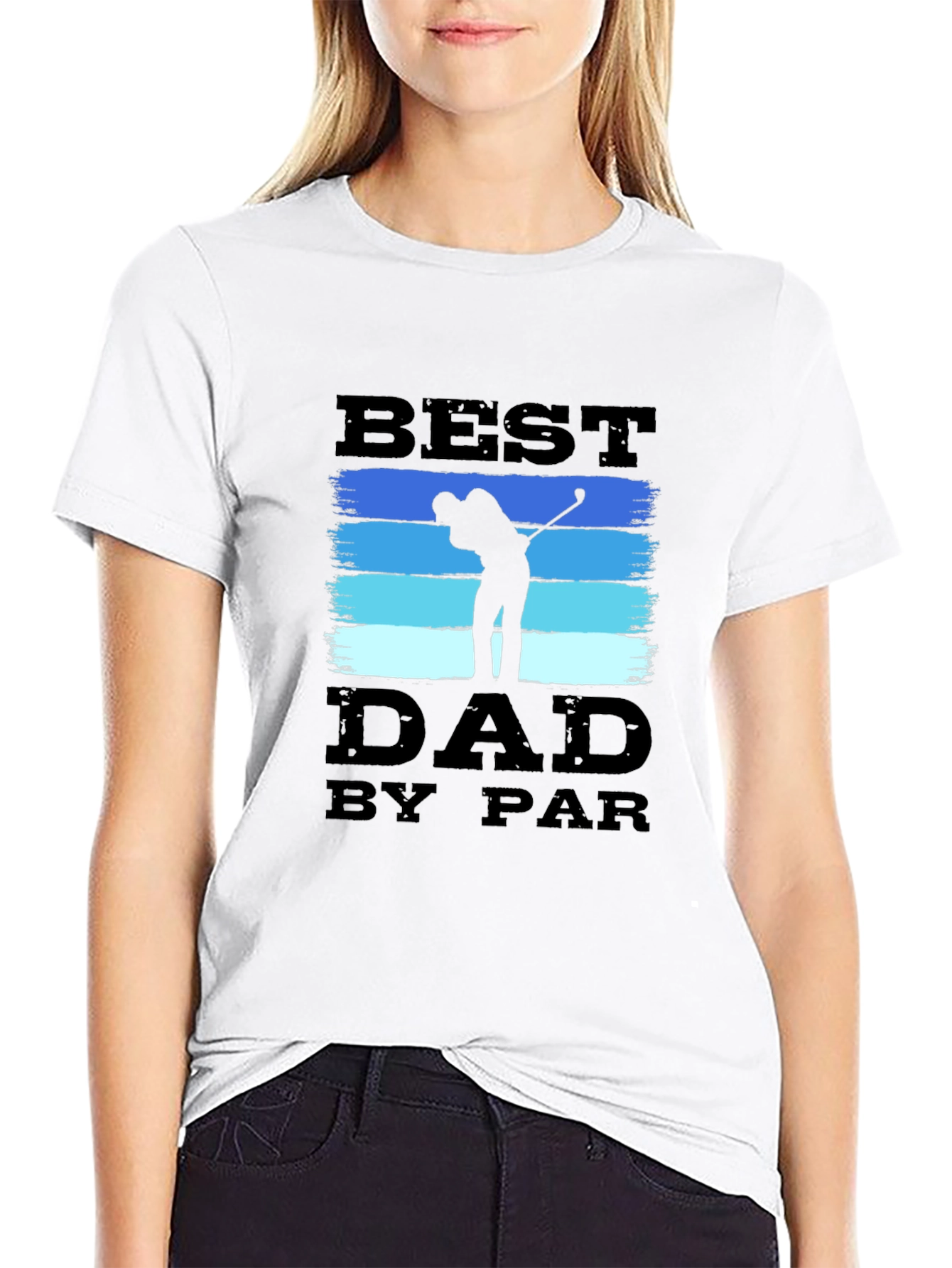 Best Dad by Par T-Shirt Golf Lover Tee
