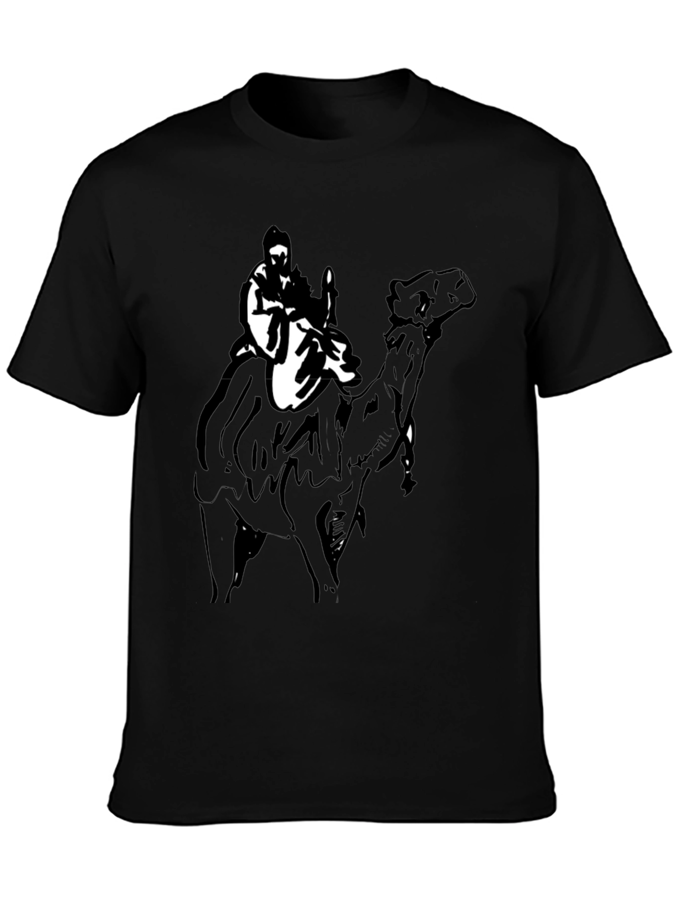 Camel Rider Graphic Tee - Mens Black T-Shirt