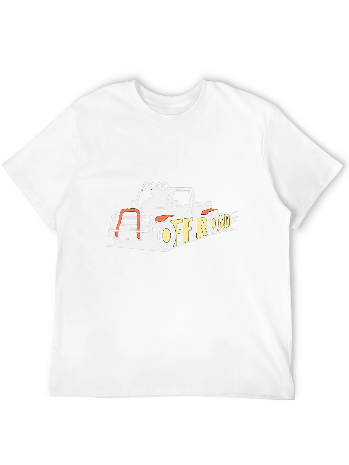 Off-Road Truck Graphic Tee - Black Casual Shirt