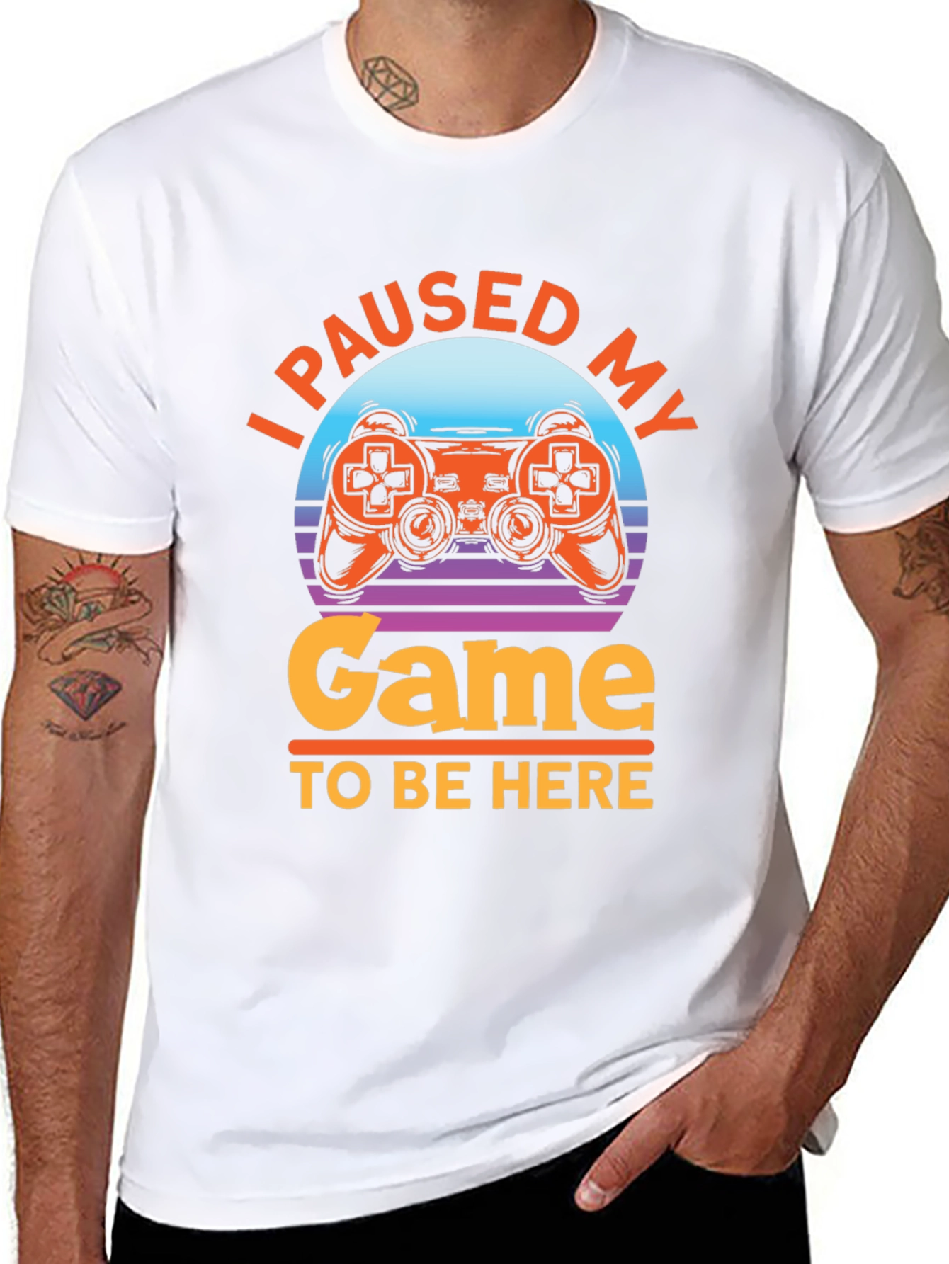 I Paused My Game T-Shirt - Gamer Apparel