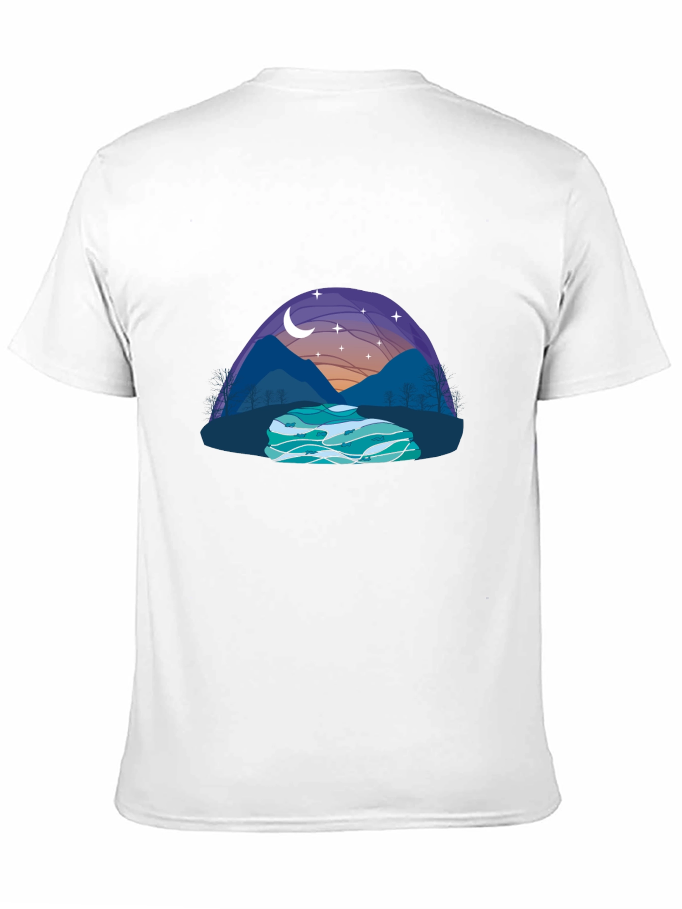 Nature Scene Graphic T-Shirt