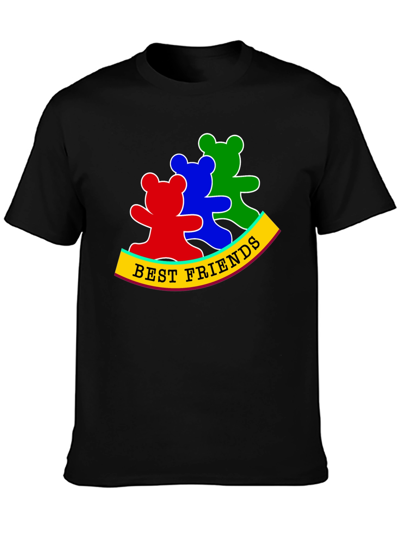 Best Friends Bear T-Shirt - Cute Graphic Tee