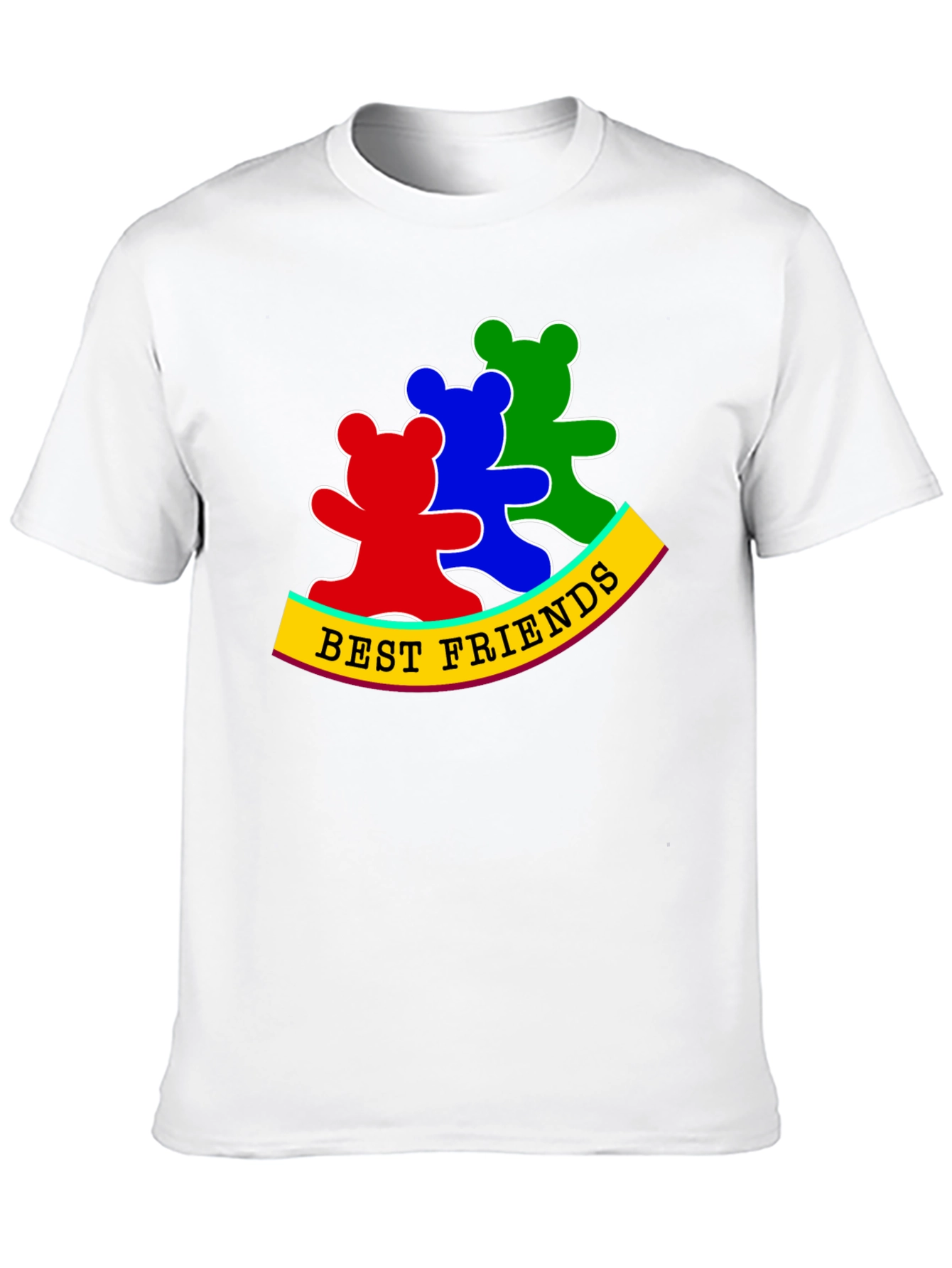 Best Friends Bear T-Shirt - Cute Graphic Tee