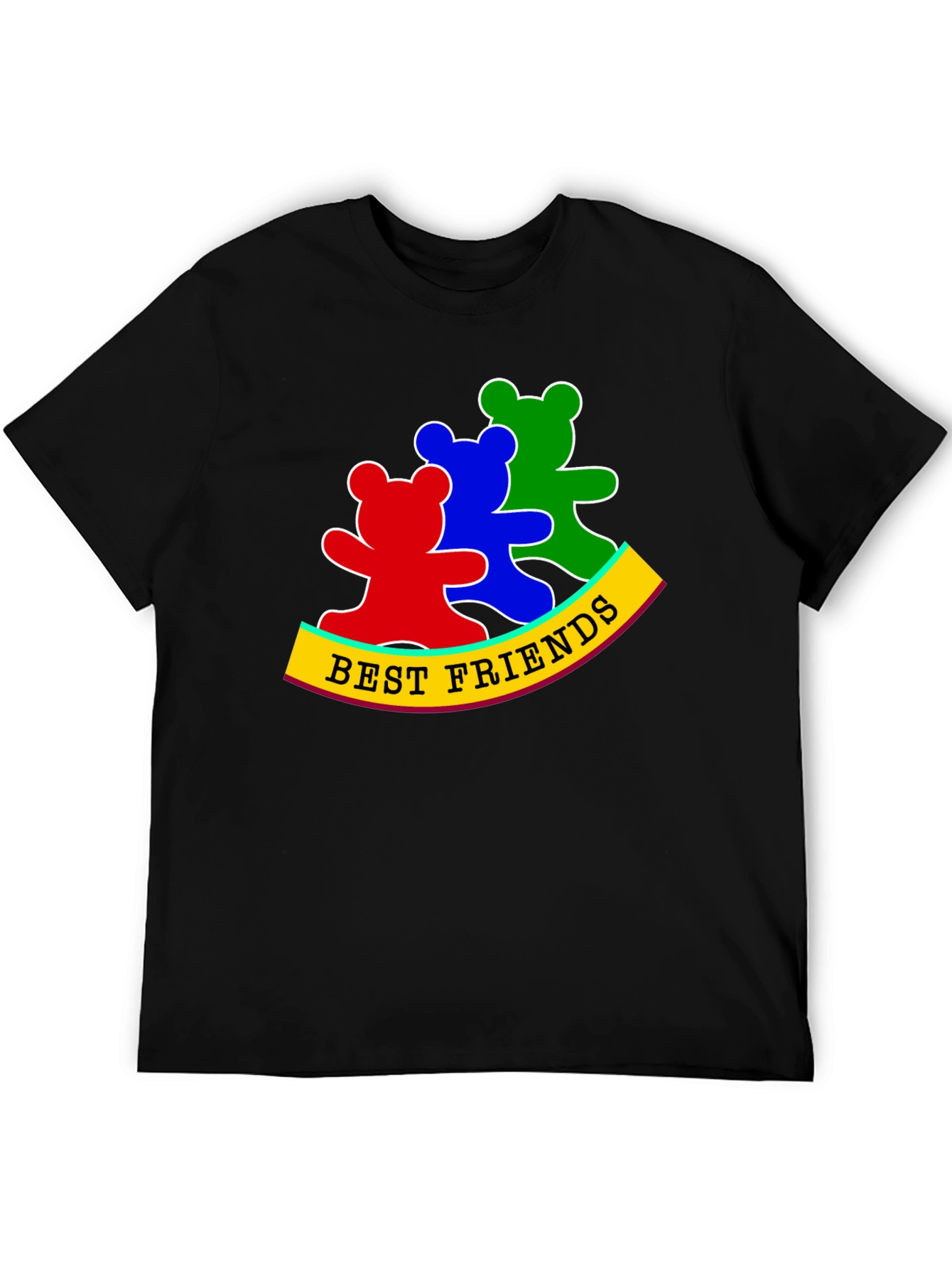 Best Friends Bear T-Shirt - Cute Graphic Tee